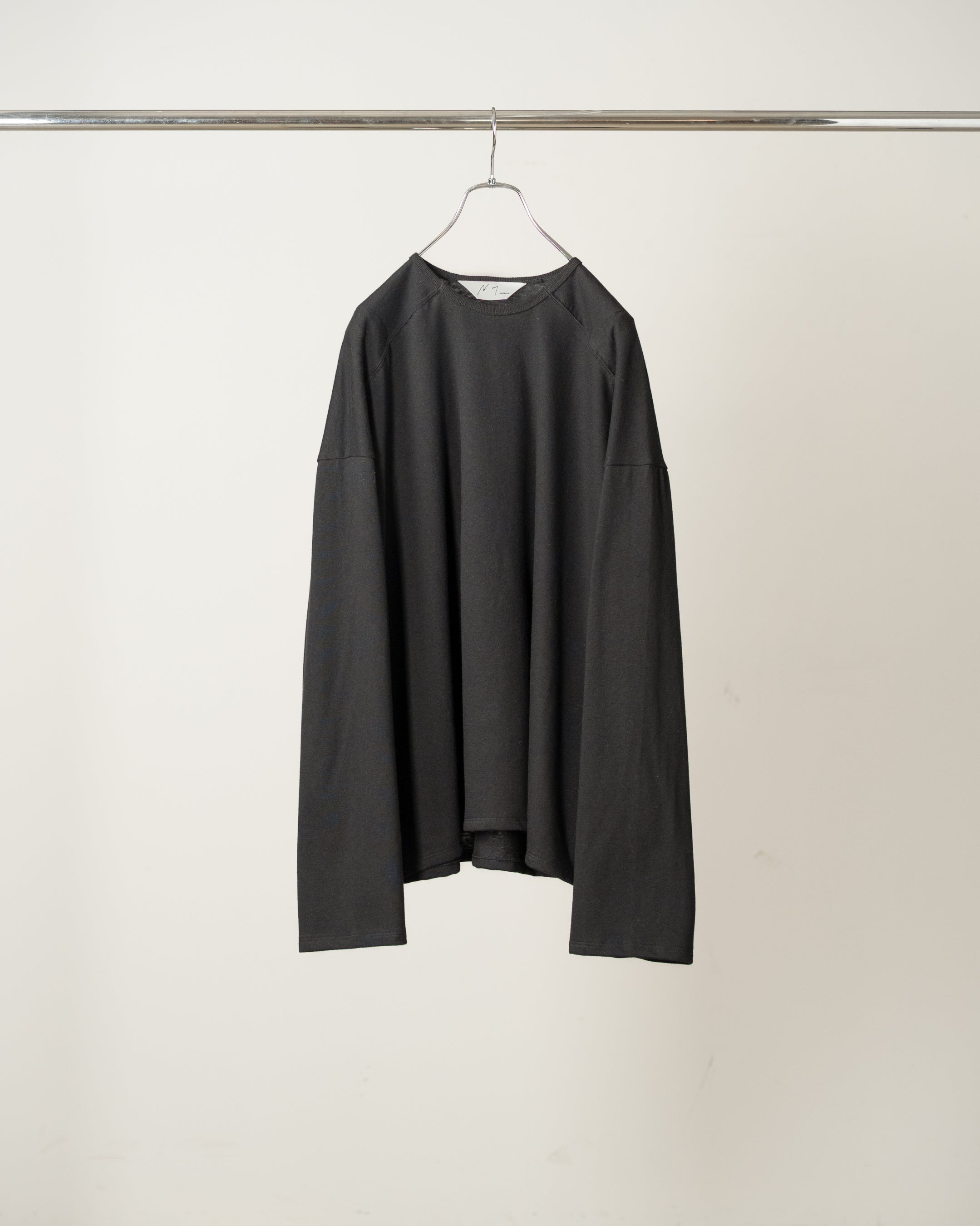 C/R LS T-SHIRT(BLACK)