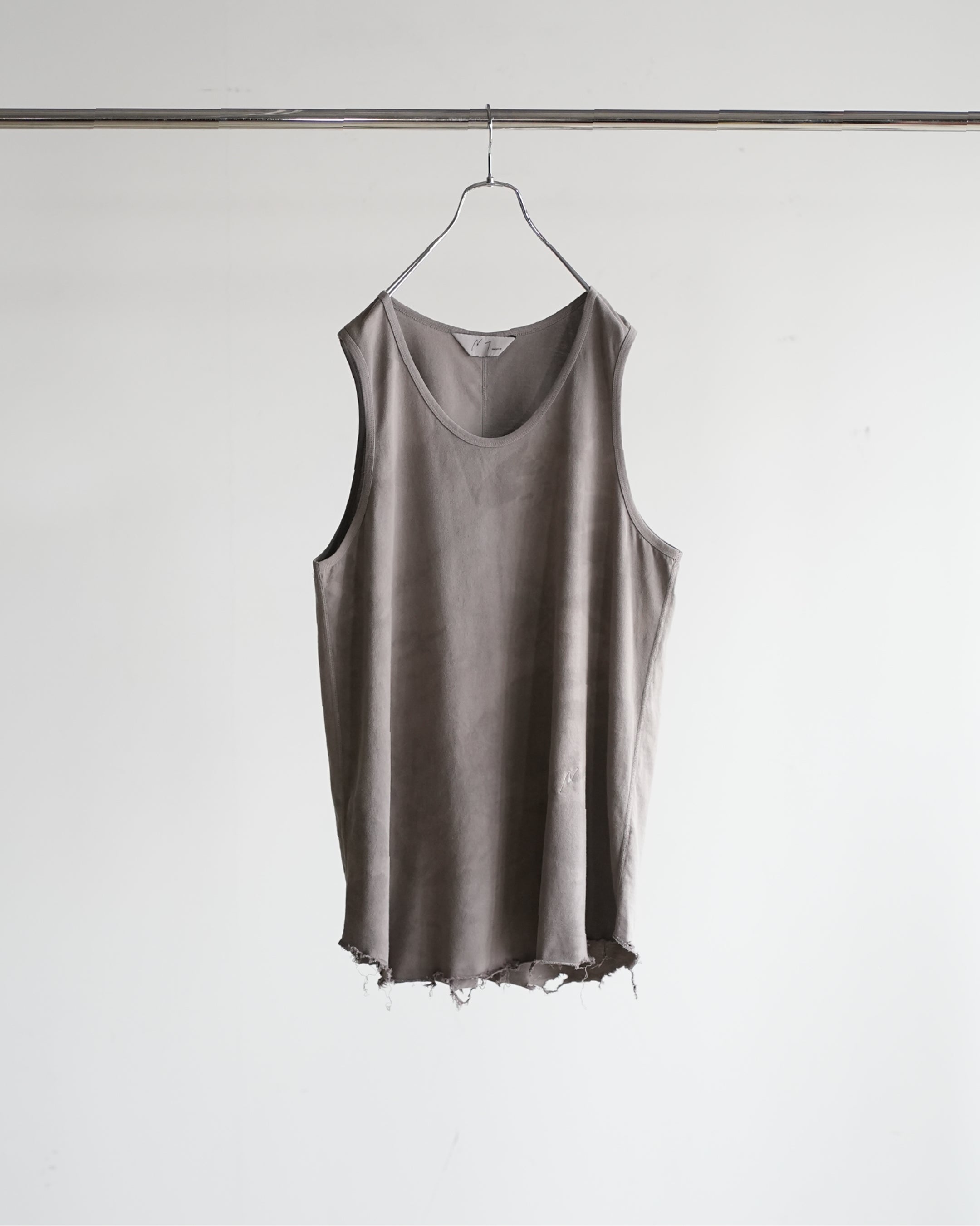 UNEVENNESS TANK TOP(GREIGE)