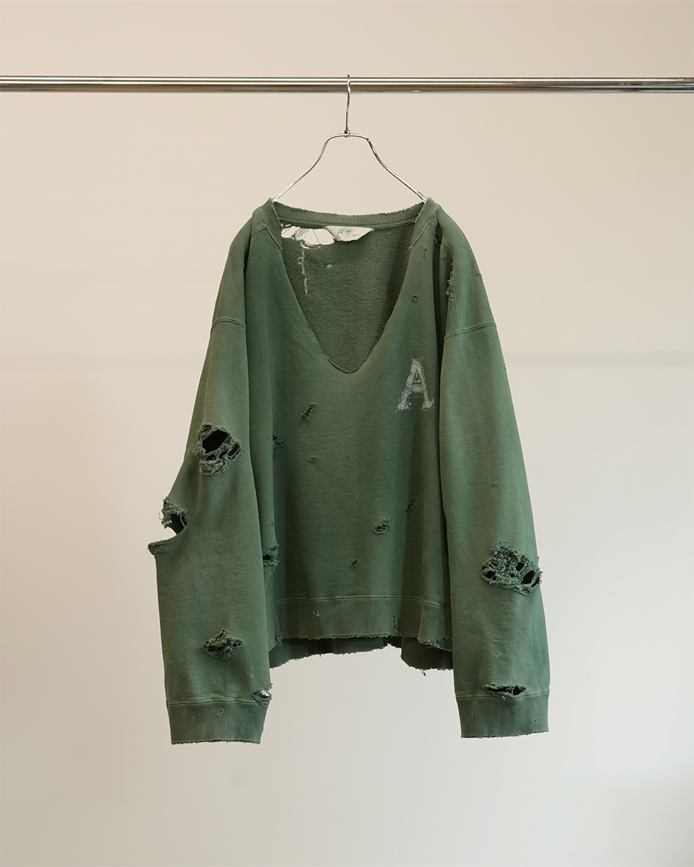 HARD CRASH SWEAT SHIRT(GREEN)