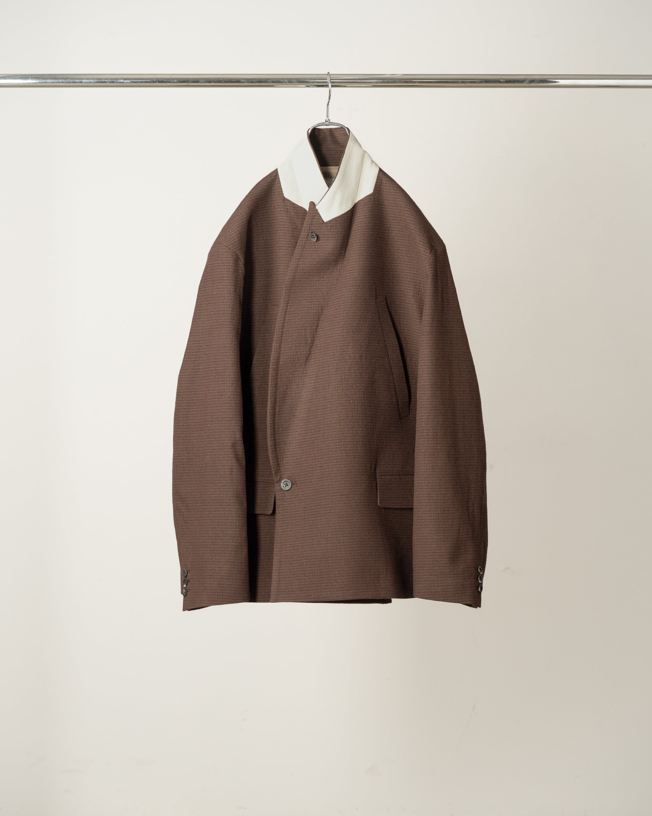 DOUBLE TAILORED JACKET(GRAPH CHECK)