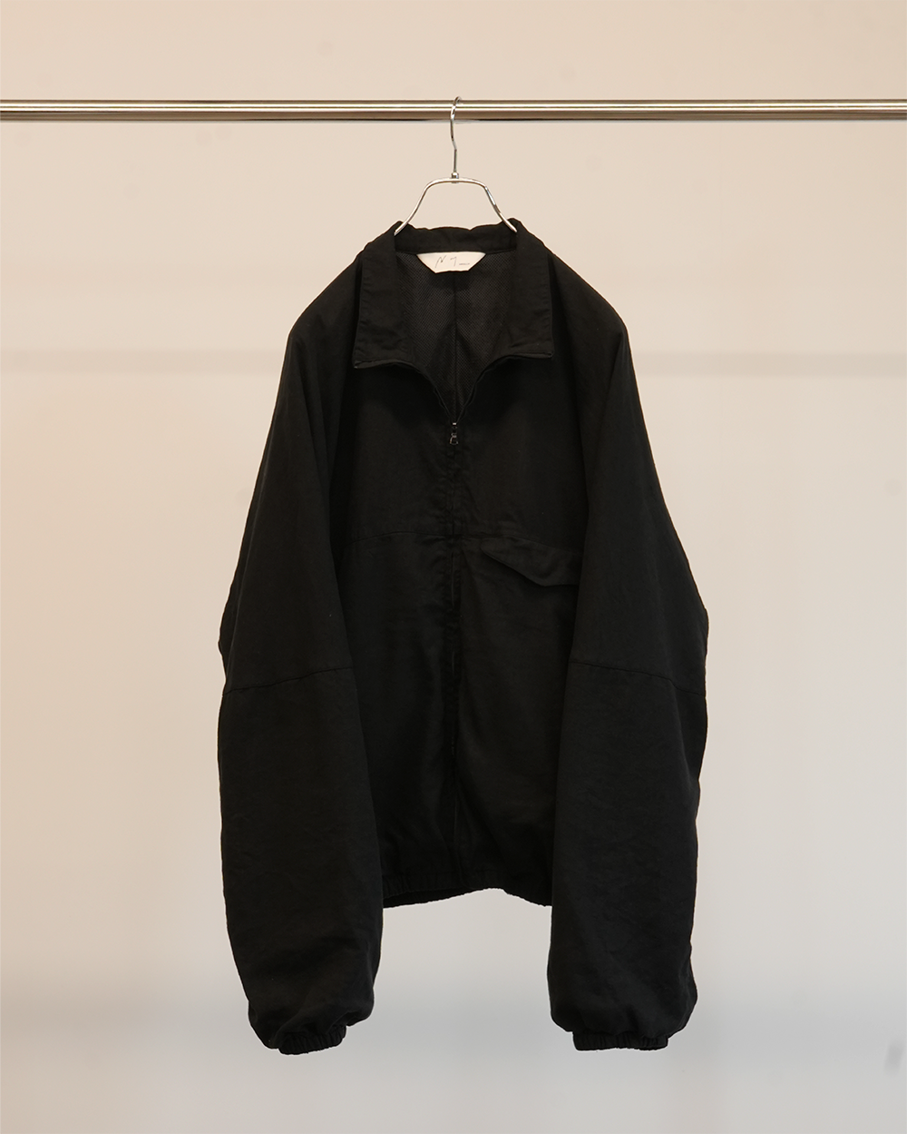 SILK NEP KIMONO BLOUSON(BLACK)