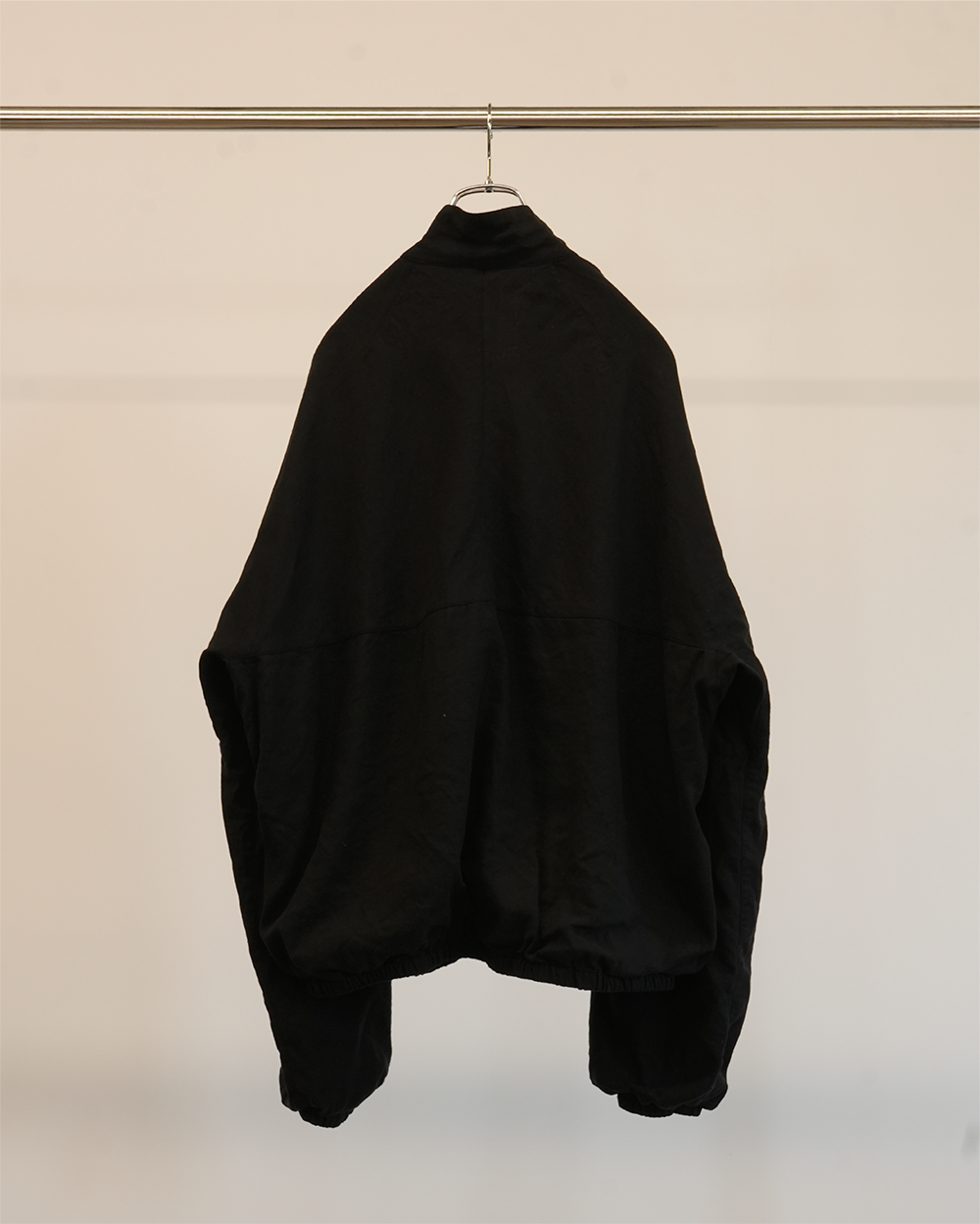 SILK NEP KIMONO BLOUSON(BLACK)