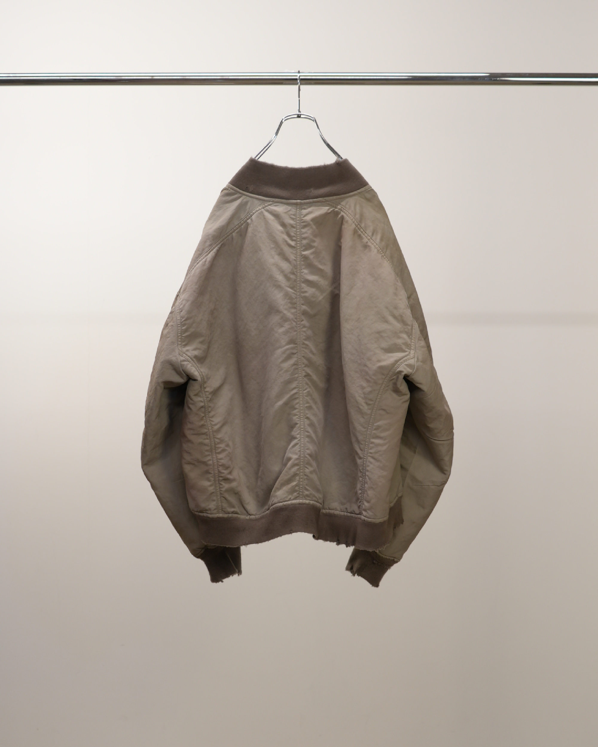 FADED BOMBER JACKET(SAND)