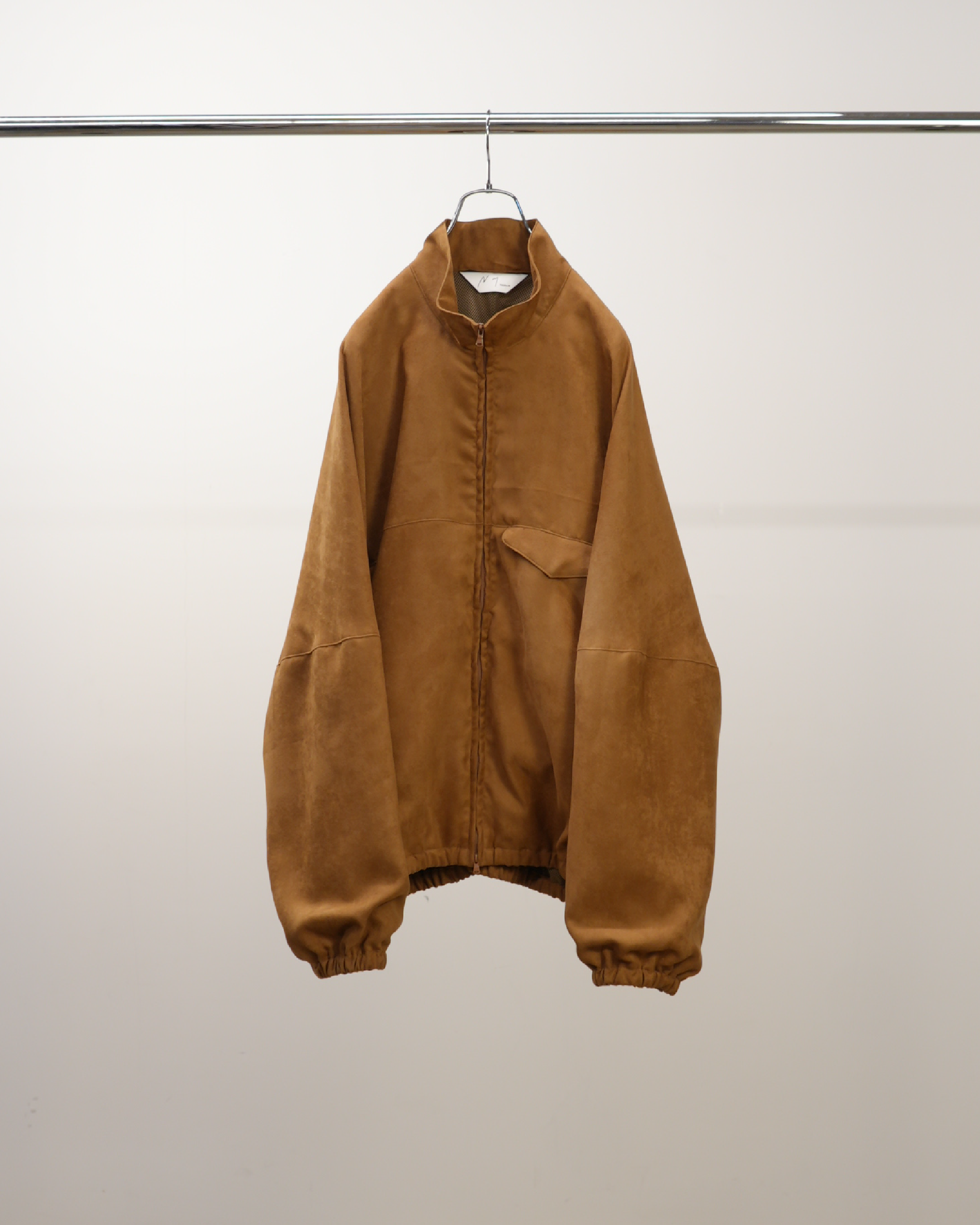 VEGAN SUEDE KIMONO BLOUSON(BROWN)