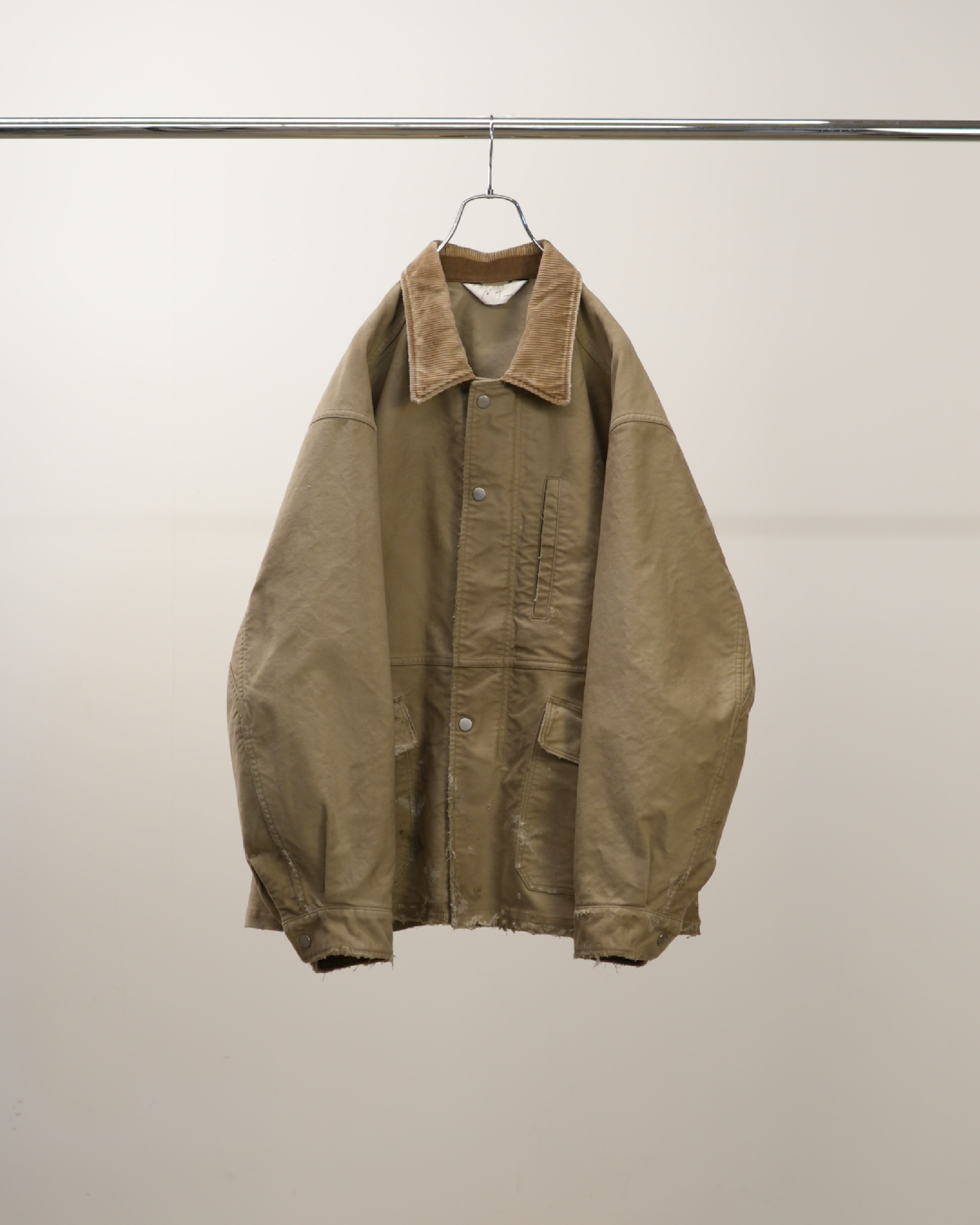 ジャケット・アウター everyone cotton moleskin work jacket L MOLESKIN WORK JACKET(BEIGE)