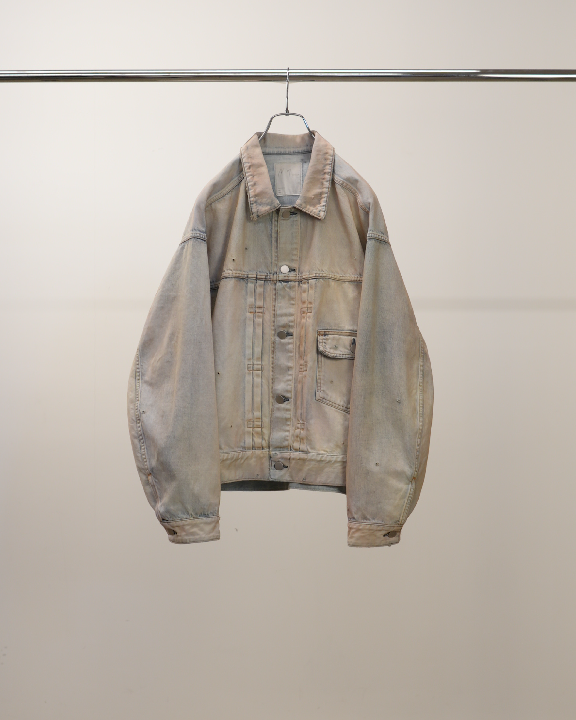 LAYERING COLOR DENIM JACKET(INDIGO)