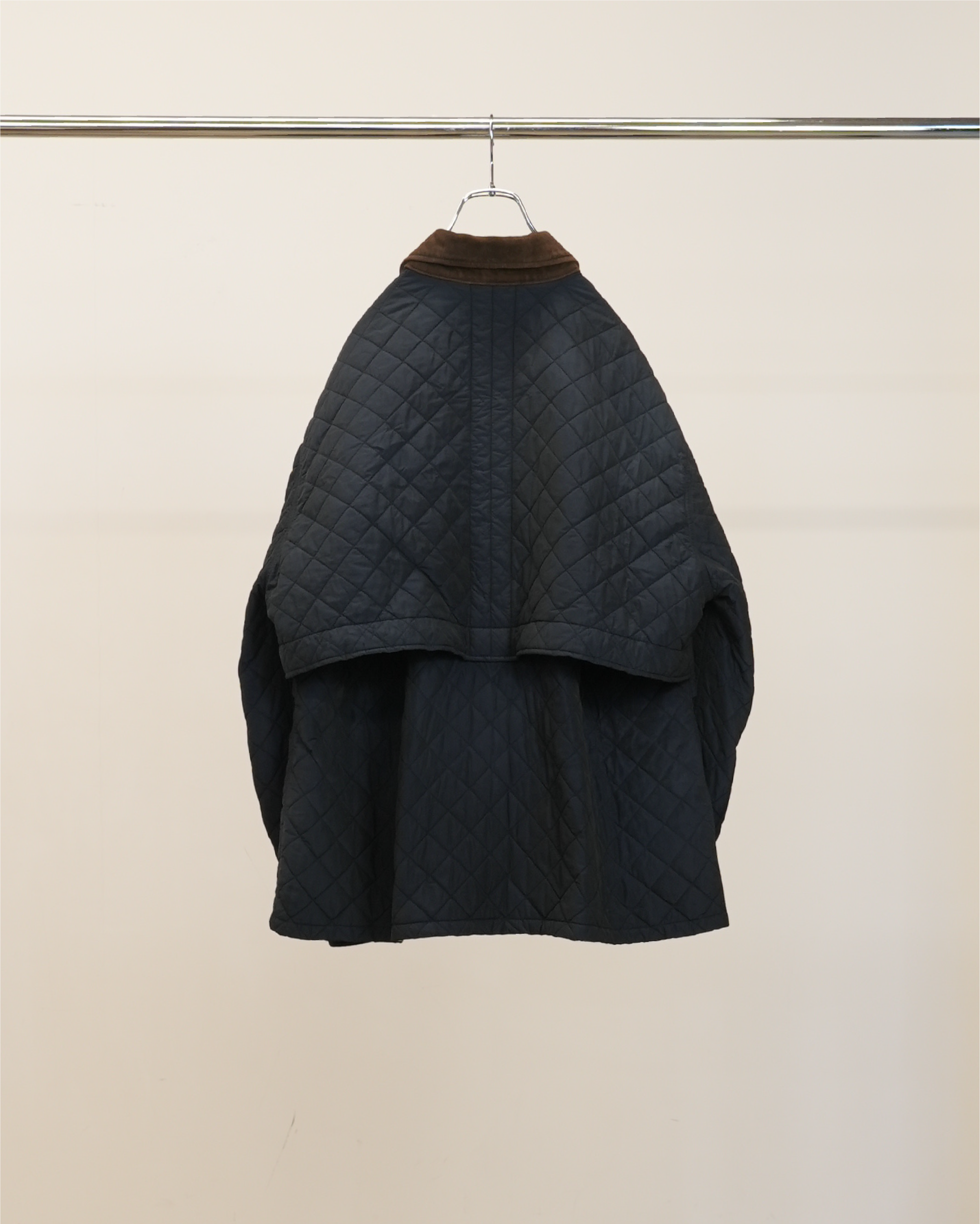 NYLON QUILTING JACKET(NAVY)