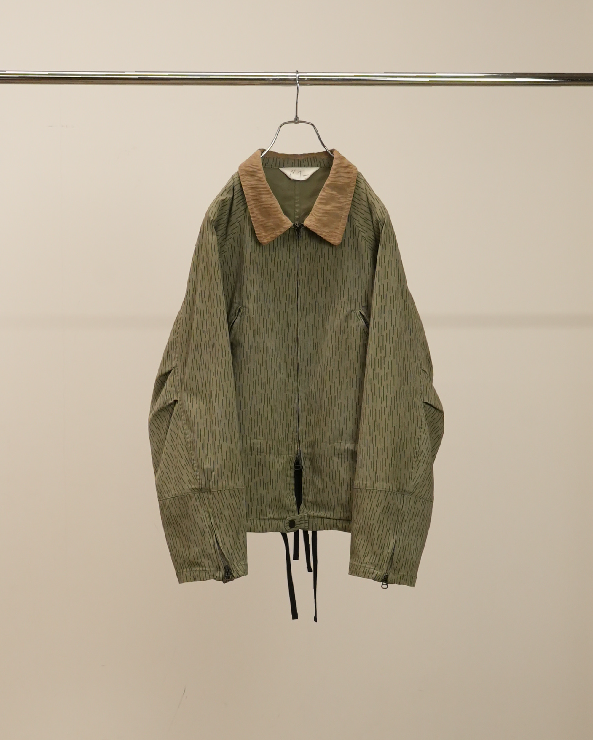 CAMO ZIPUP JACKET(RAIN DROP CAMO)