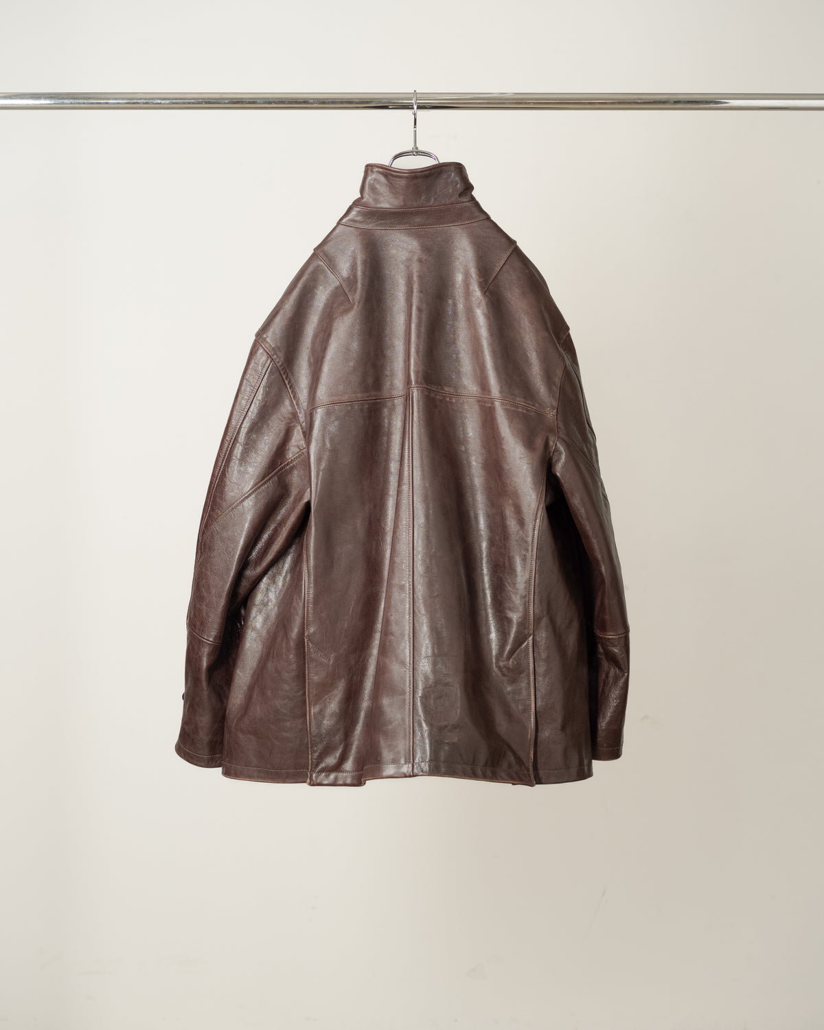 H.L HALF COAT(BROWN)