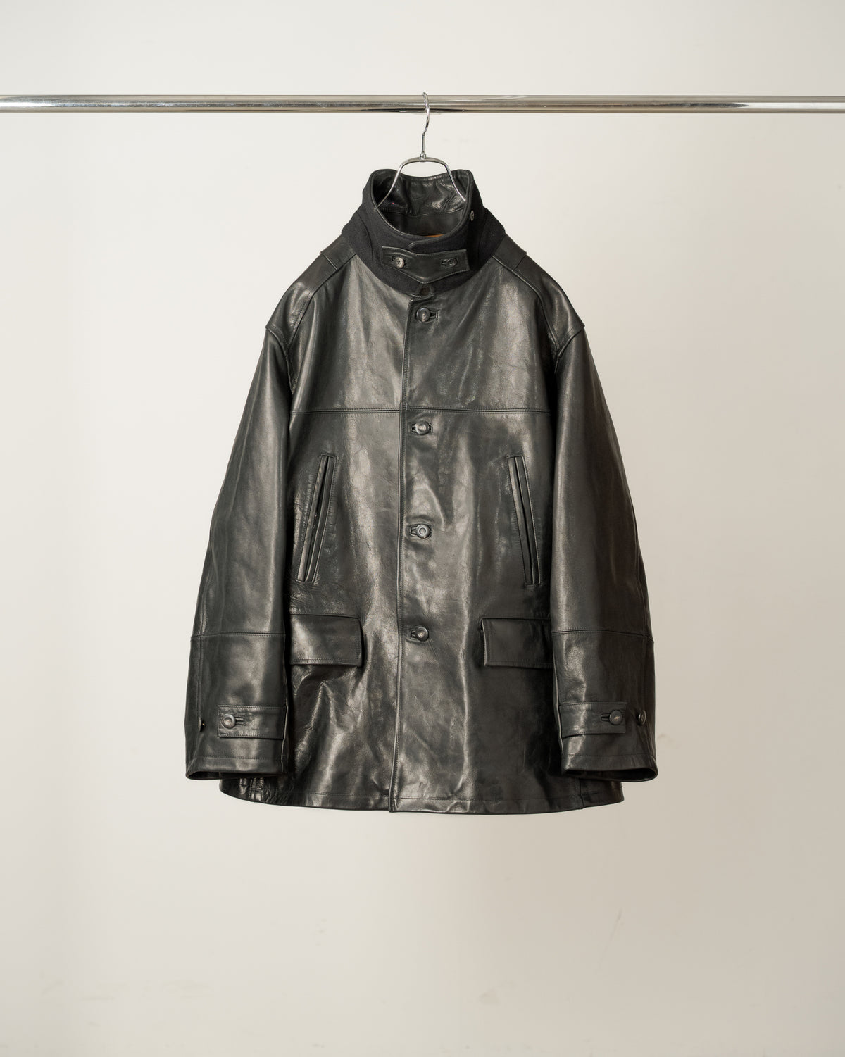 H.L HALF COAT(BLACK)