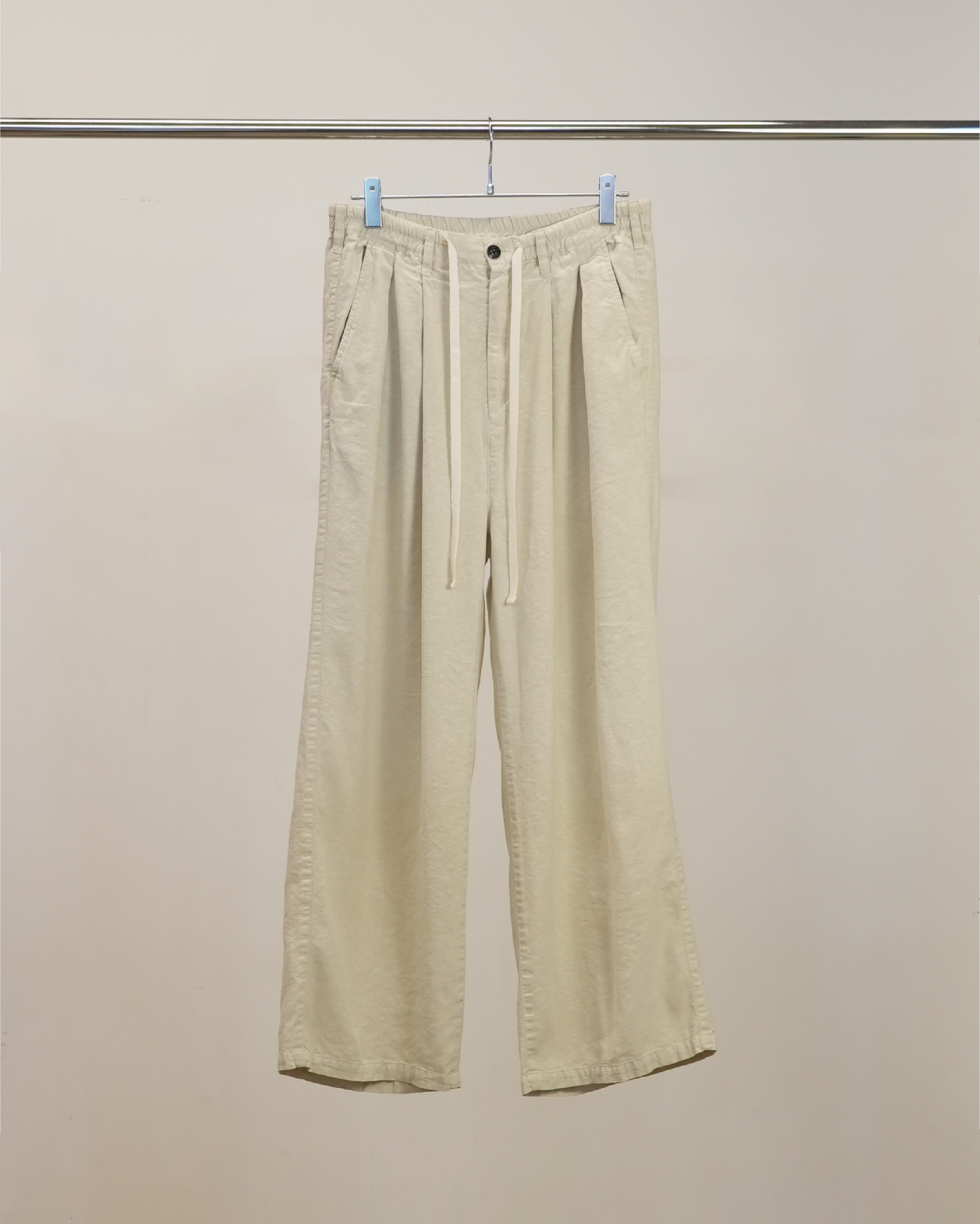 C/S TUCK EASY SLACKS(OFF WHITE) サイズ2 タグ有 S/L TUCK EASY SLACKS(D.WHITE)