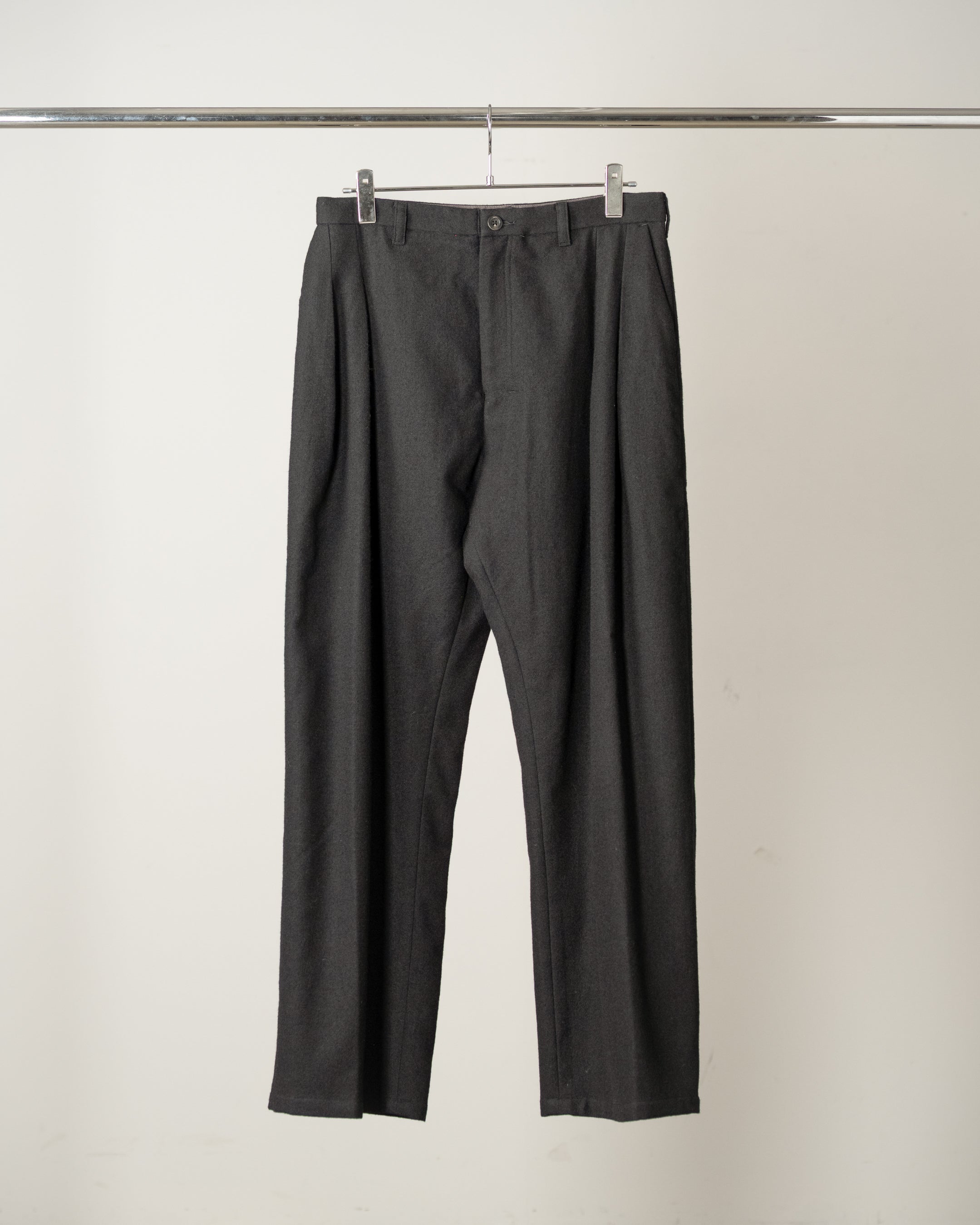 WOOL SLACKS(BLACK)