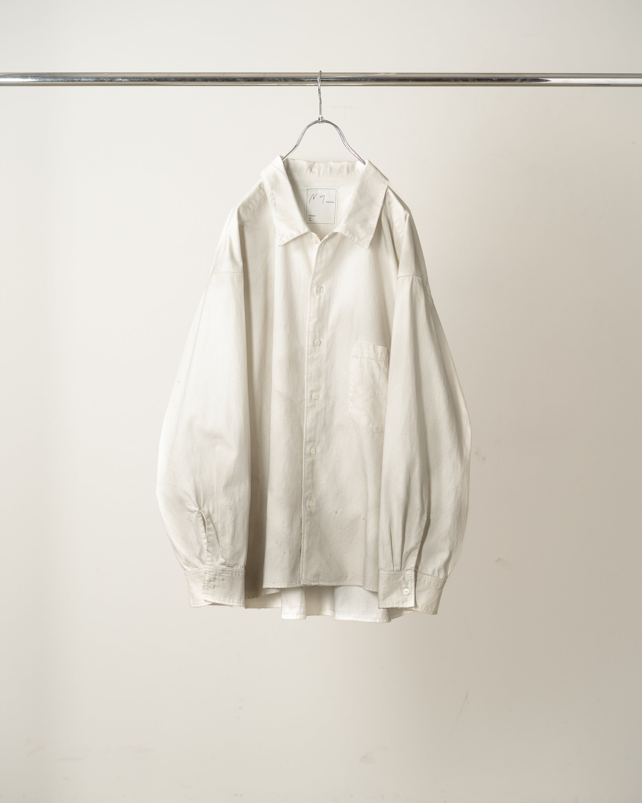 L.T OZ DENIM SHIRT(G.WHITE)