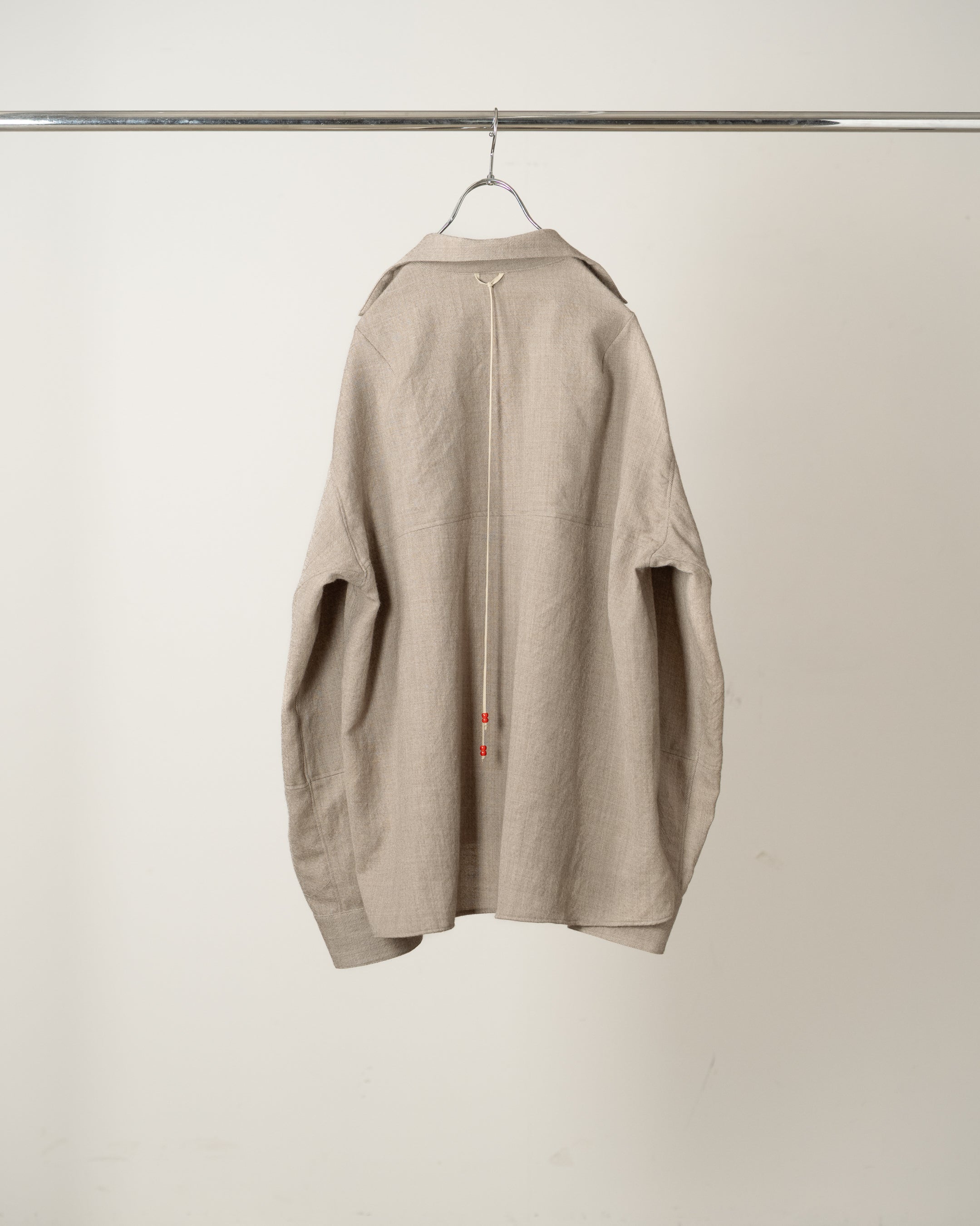 SKIPPER UV NECK SHIRT(BEIGE)