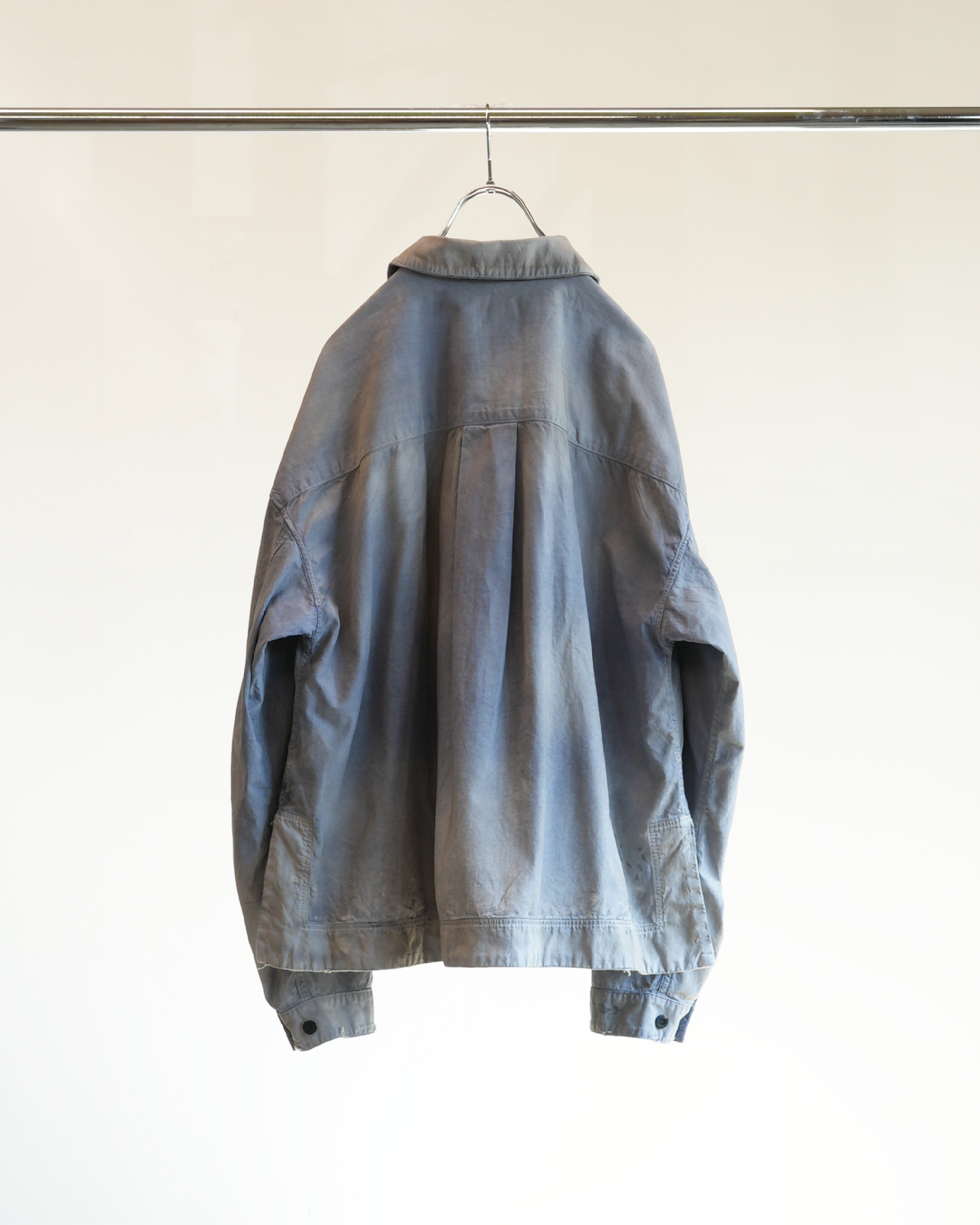 【ANCELLM/exclusive】CHAMBRAY SHIRT JACKET(DUSKY PURPLE)