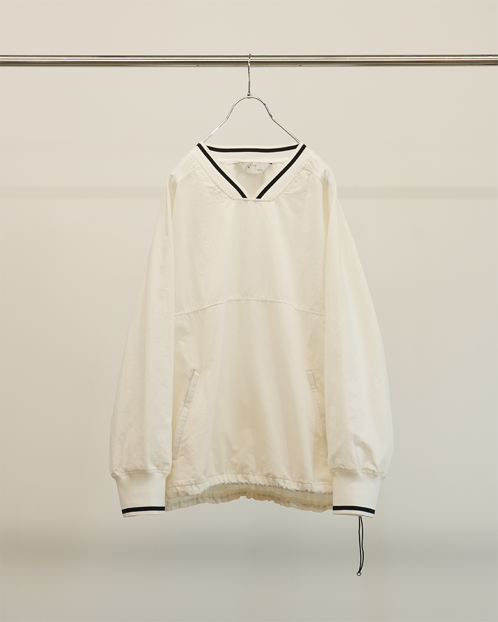 C/N PULLOVER SHIRT(WHITE)