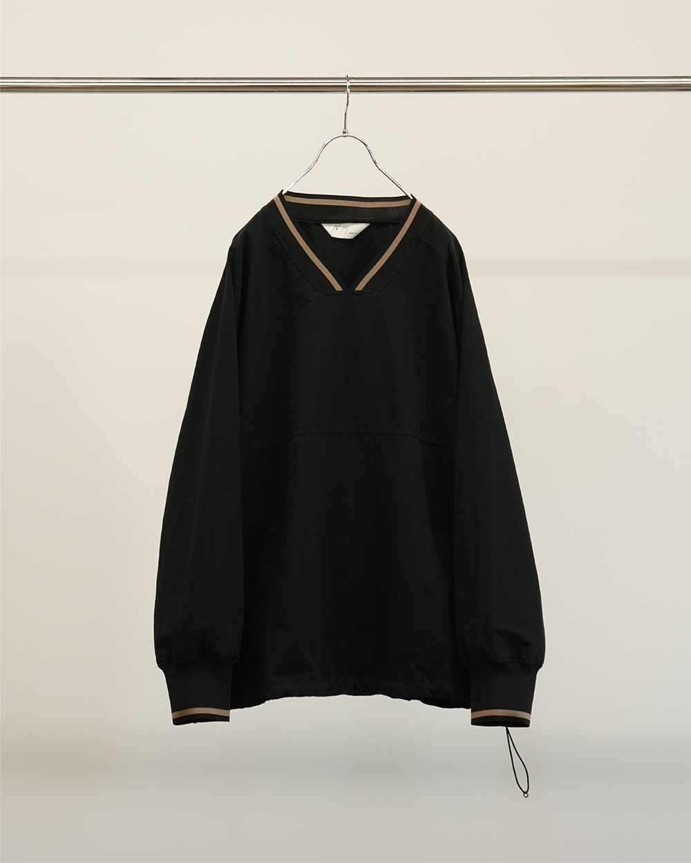 C/N PULLOVER SHIRT(BLACK)