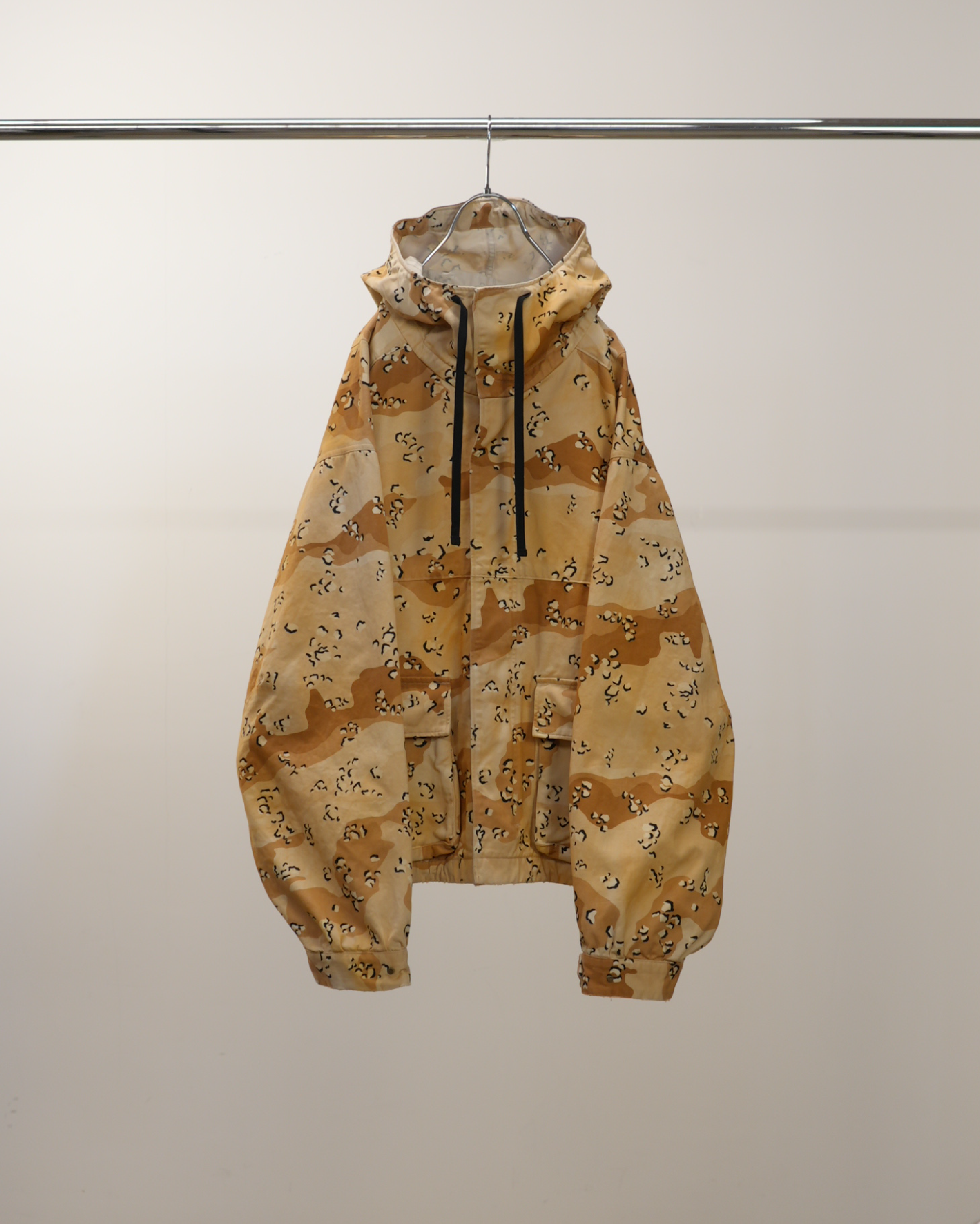 CAMO ZIPUP HOODIE(CHOCOLATE CHIP)
