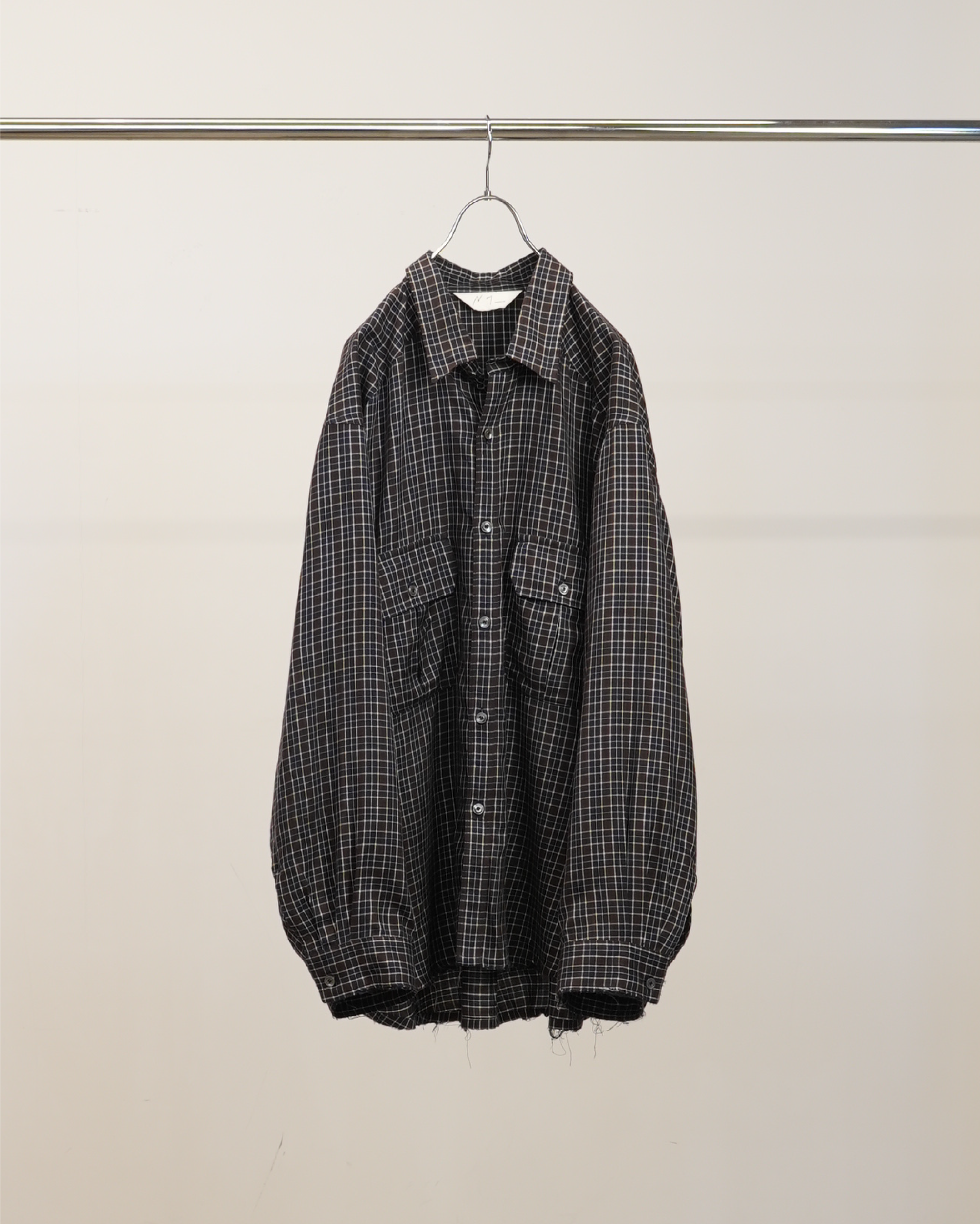 NEL CHECK OVER WORK SHIRT(NAVY) NEL CHECK OVER WORK SHIRT(NAVY)