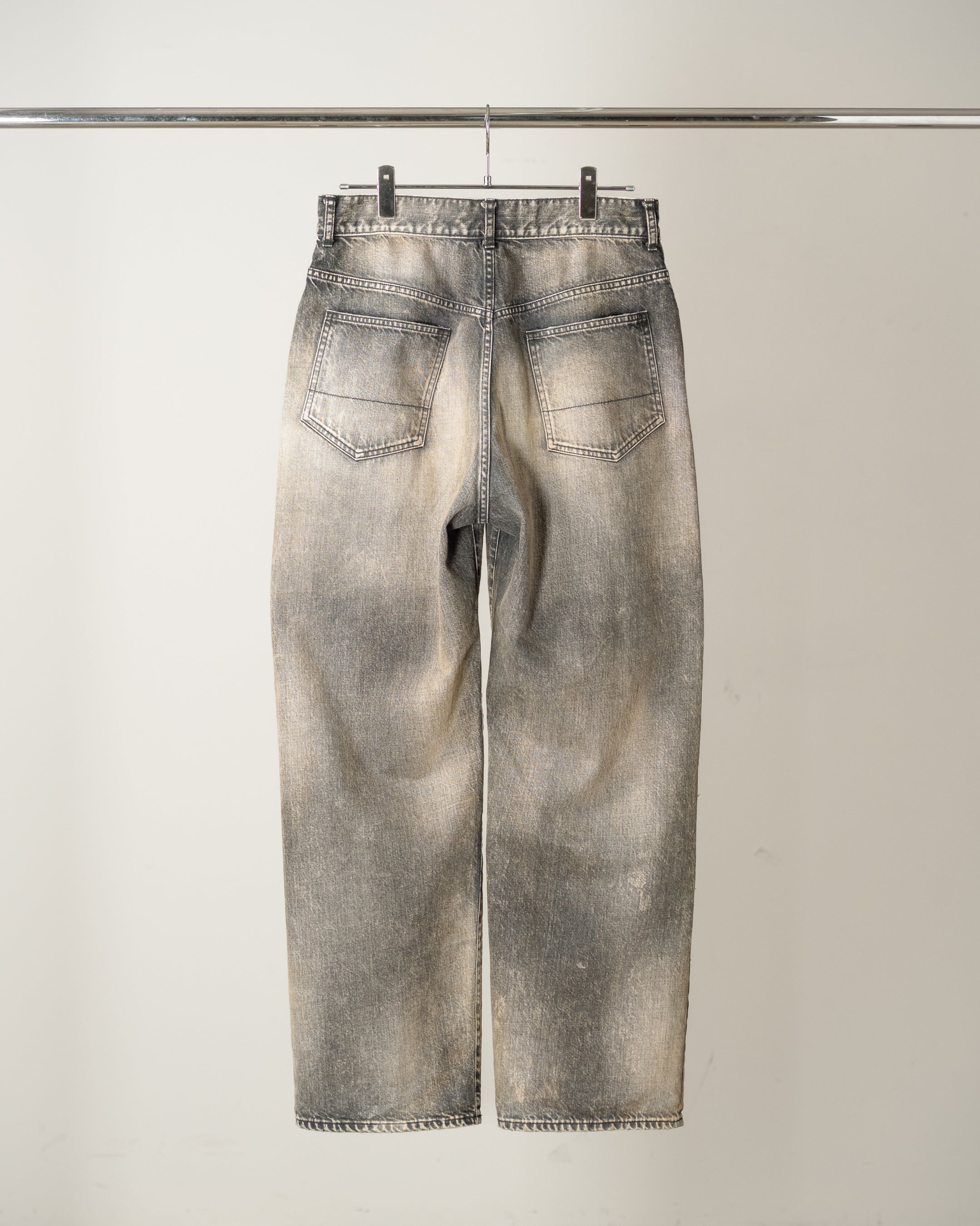 #02 TAPERED 5P DENIM PANTS(BLACK)
