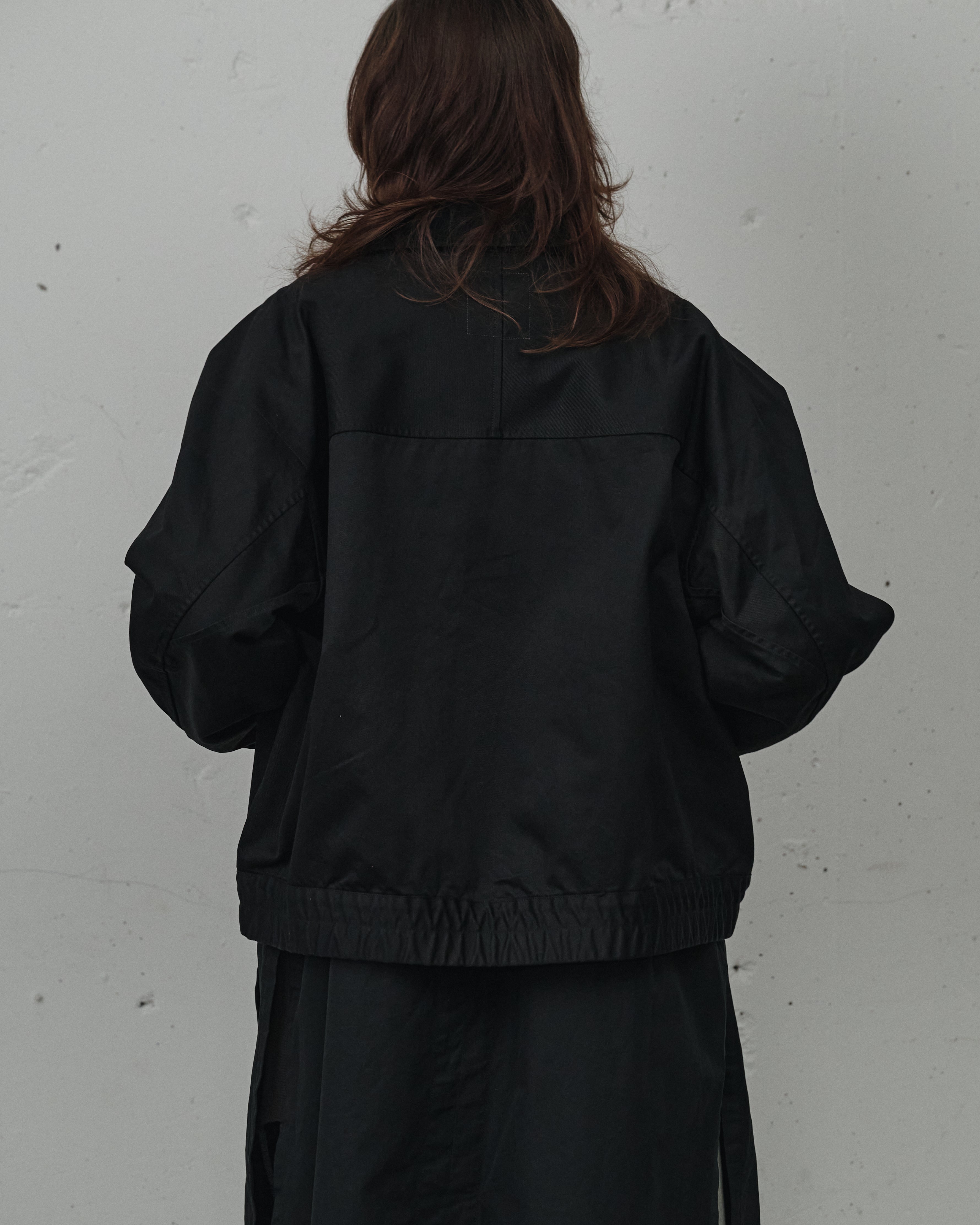 ZIP BLOUSON(BLACK)