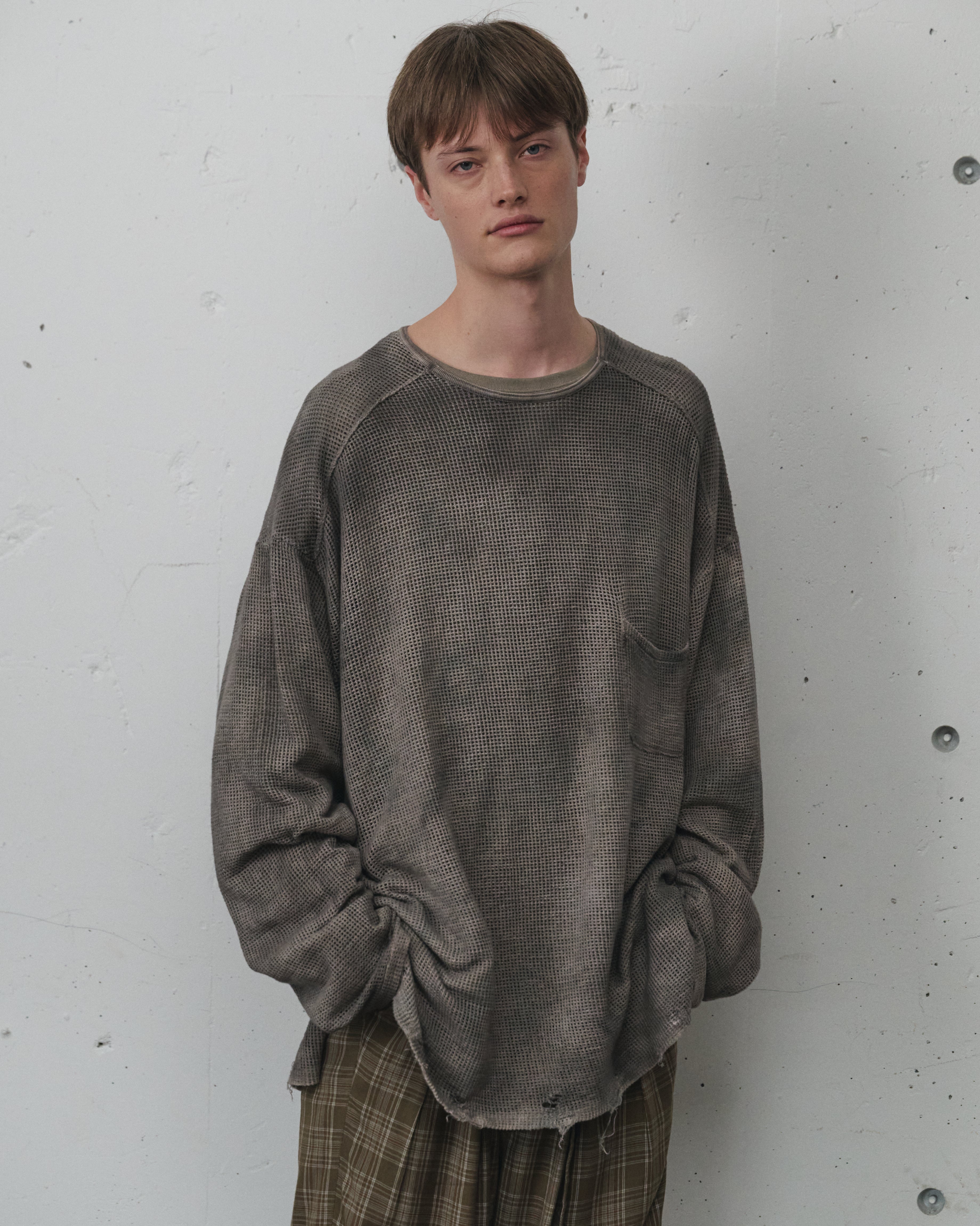 UNEVENNESS MESH LS(BLACK)
