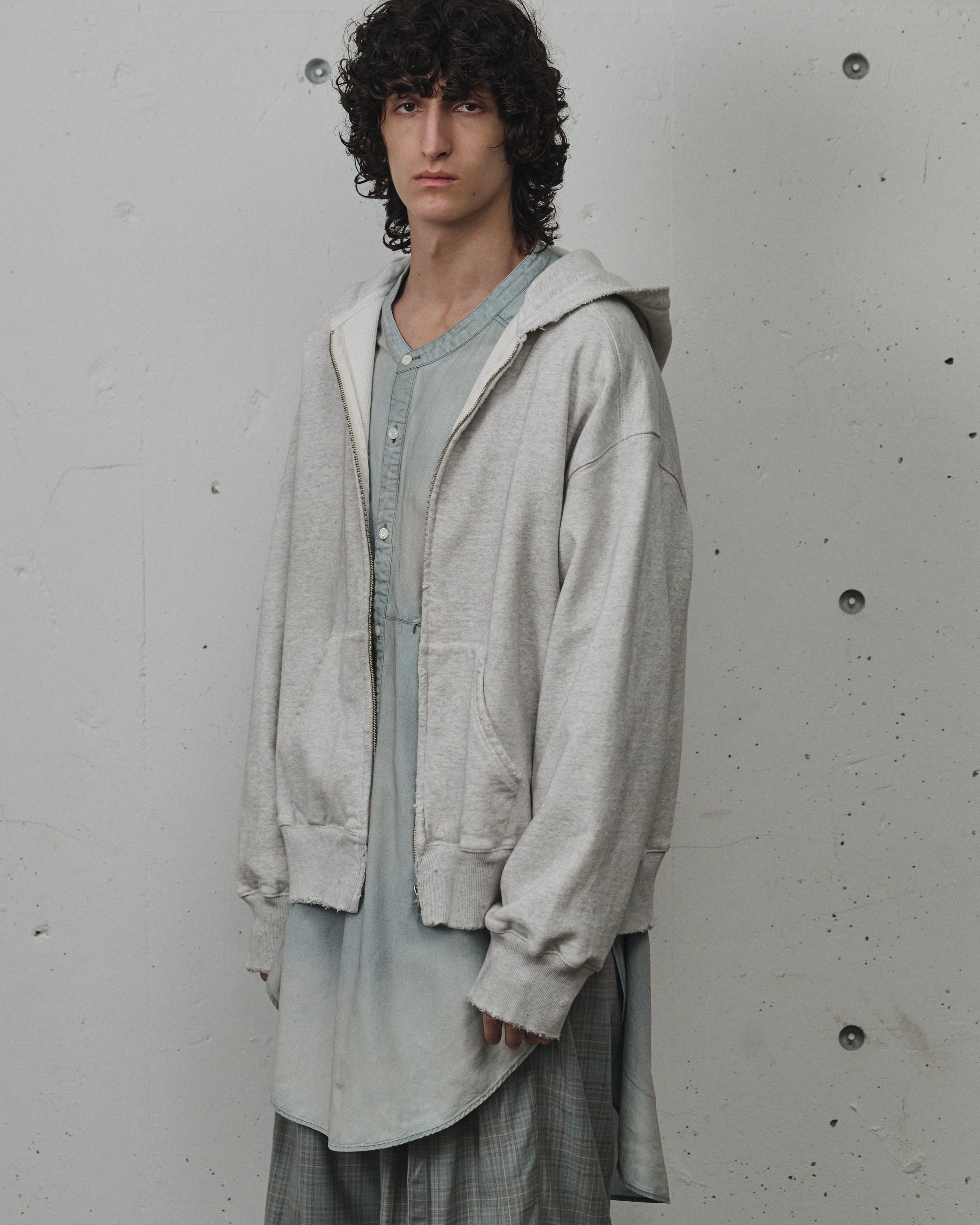 ZIP HOODIE(HEATHER)