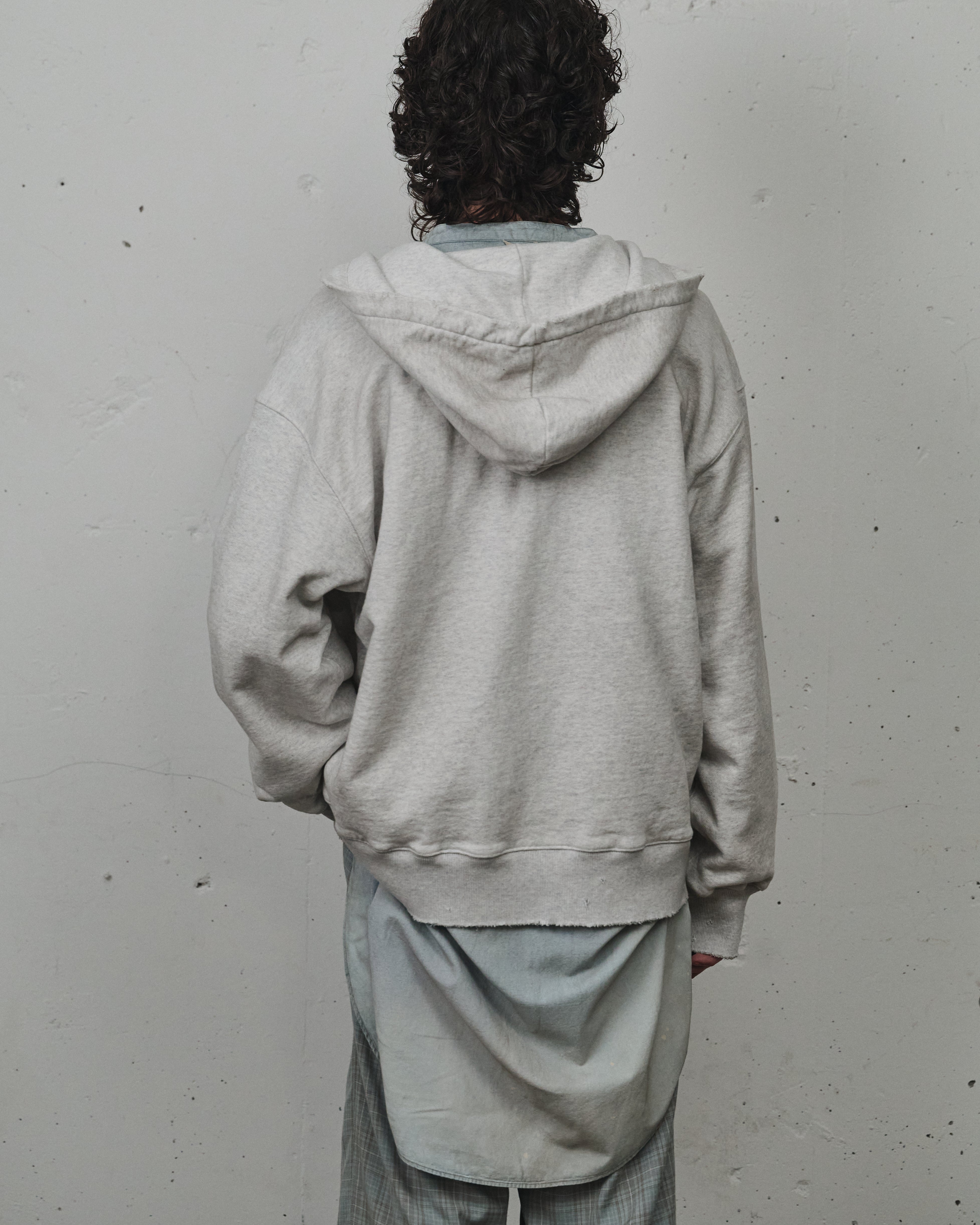 ZIP HOODIE(HEATHER)