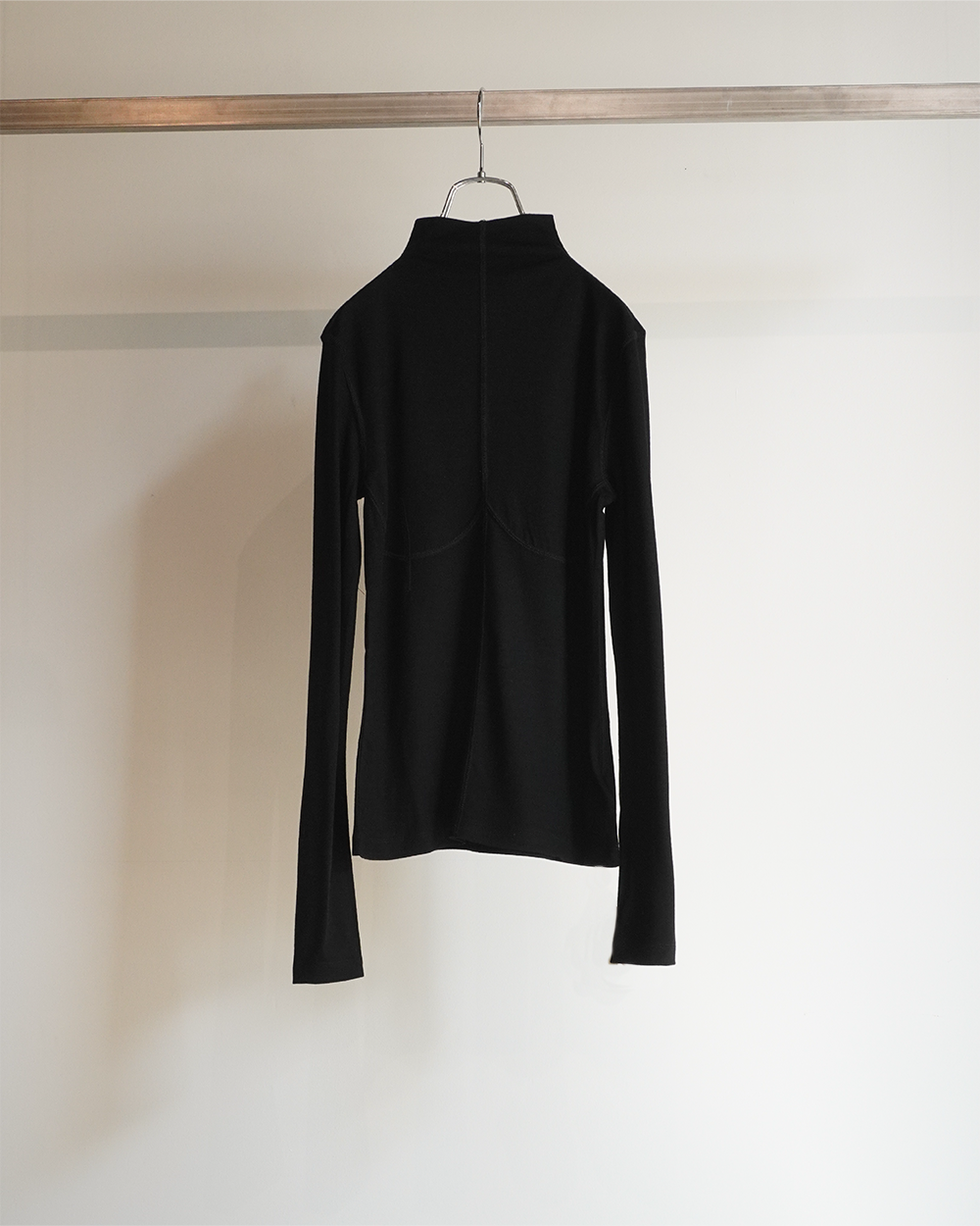 リトルスージー Washable Wool Corset Stitch Top Washable Wool Corset Stitch Tops(Black)