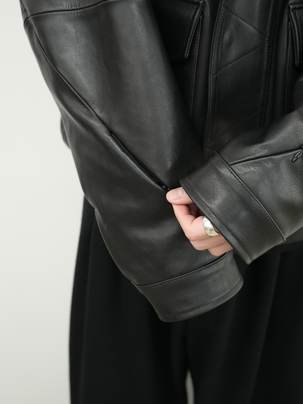 LEATHER JKT