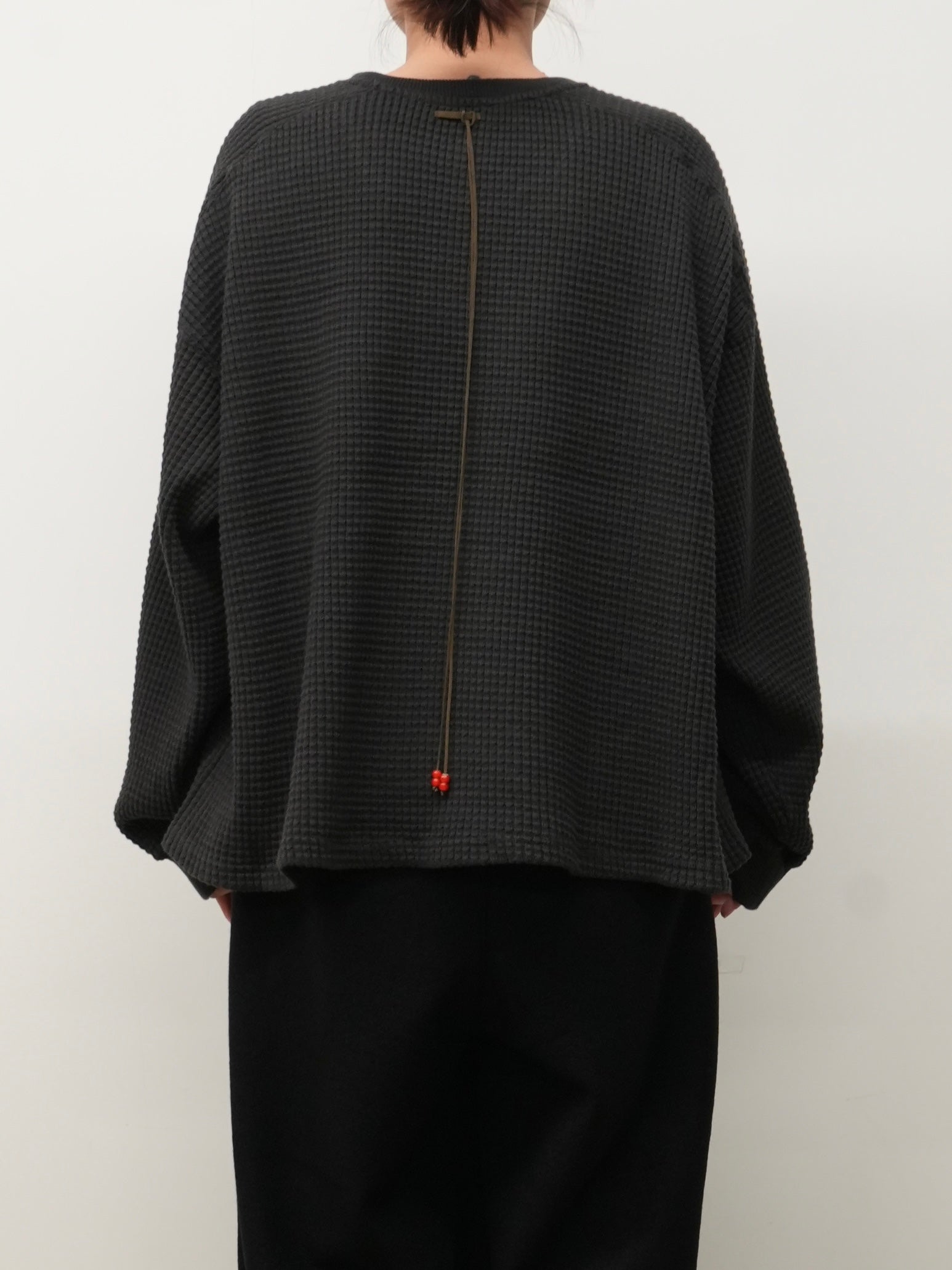 HEAVY WAFFLE OVER LS(BLACK)