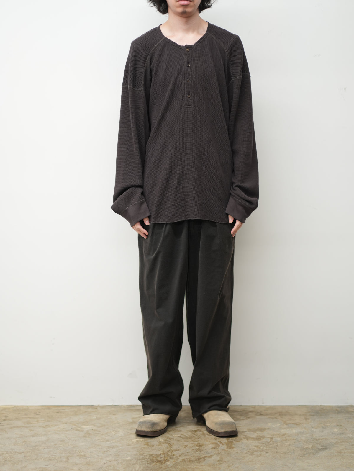 CA/C HENLEY LS(D.BROWN)