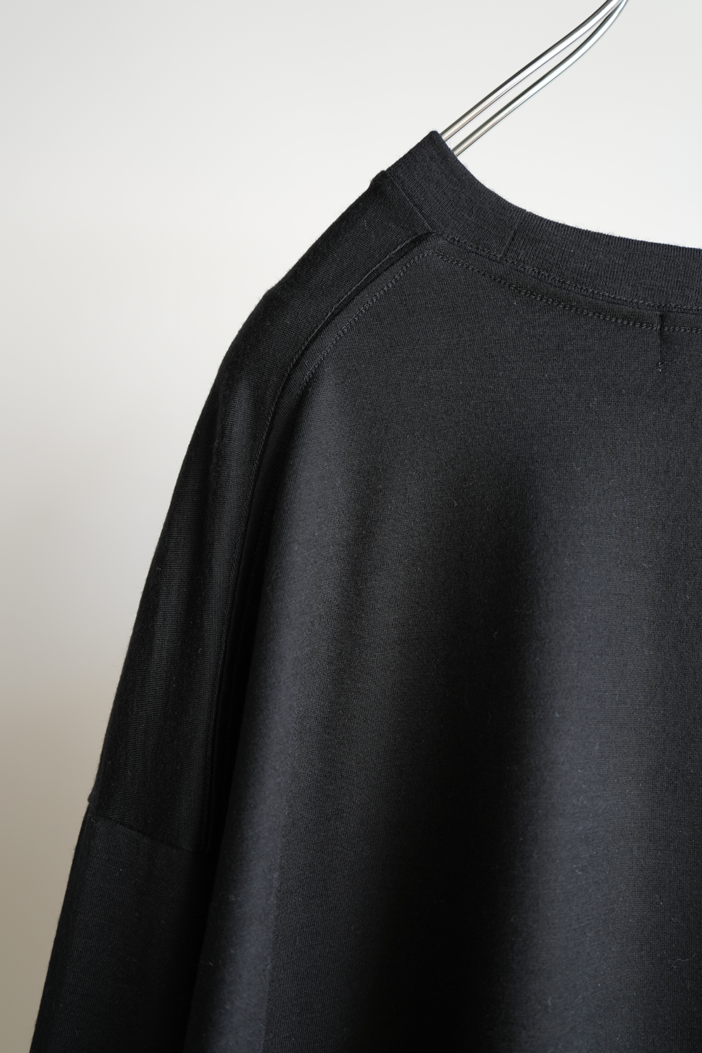 WOOL L/S T-SHIRT(BLACK)