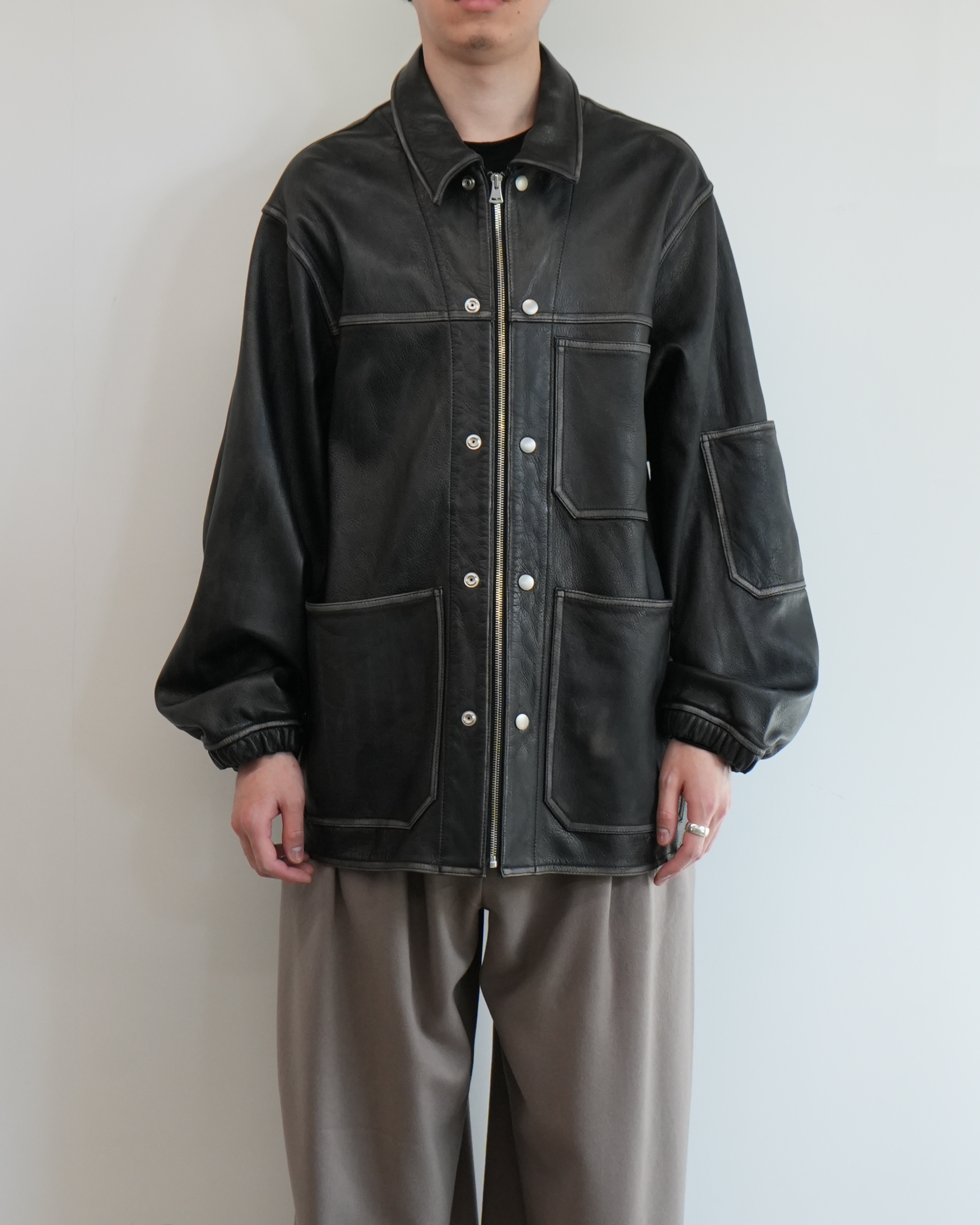 leather coverall