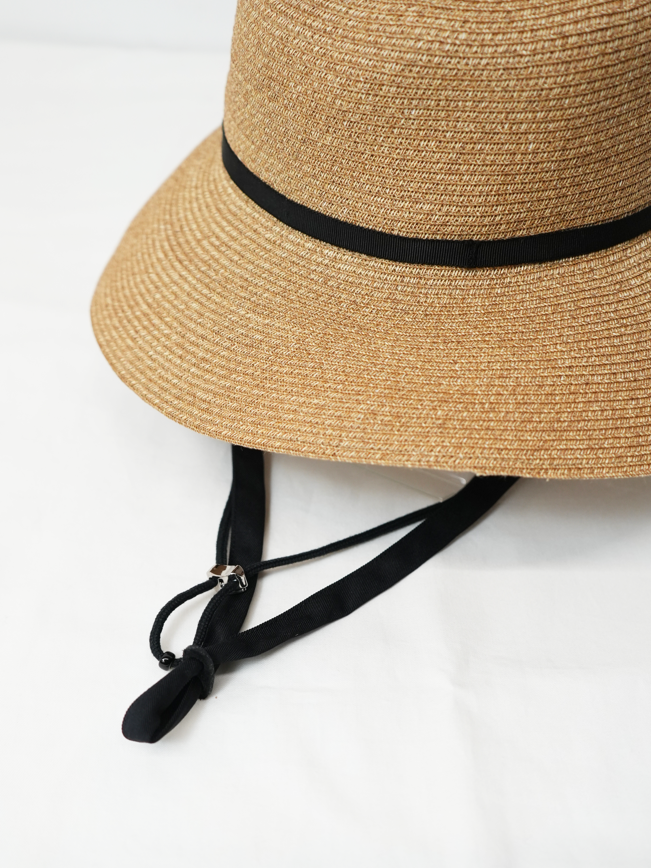PAPER BRAID HAT(W CHIN STRAP)