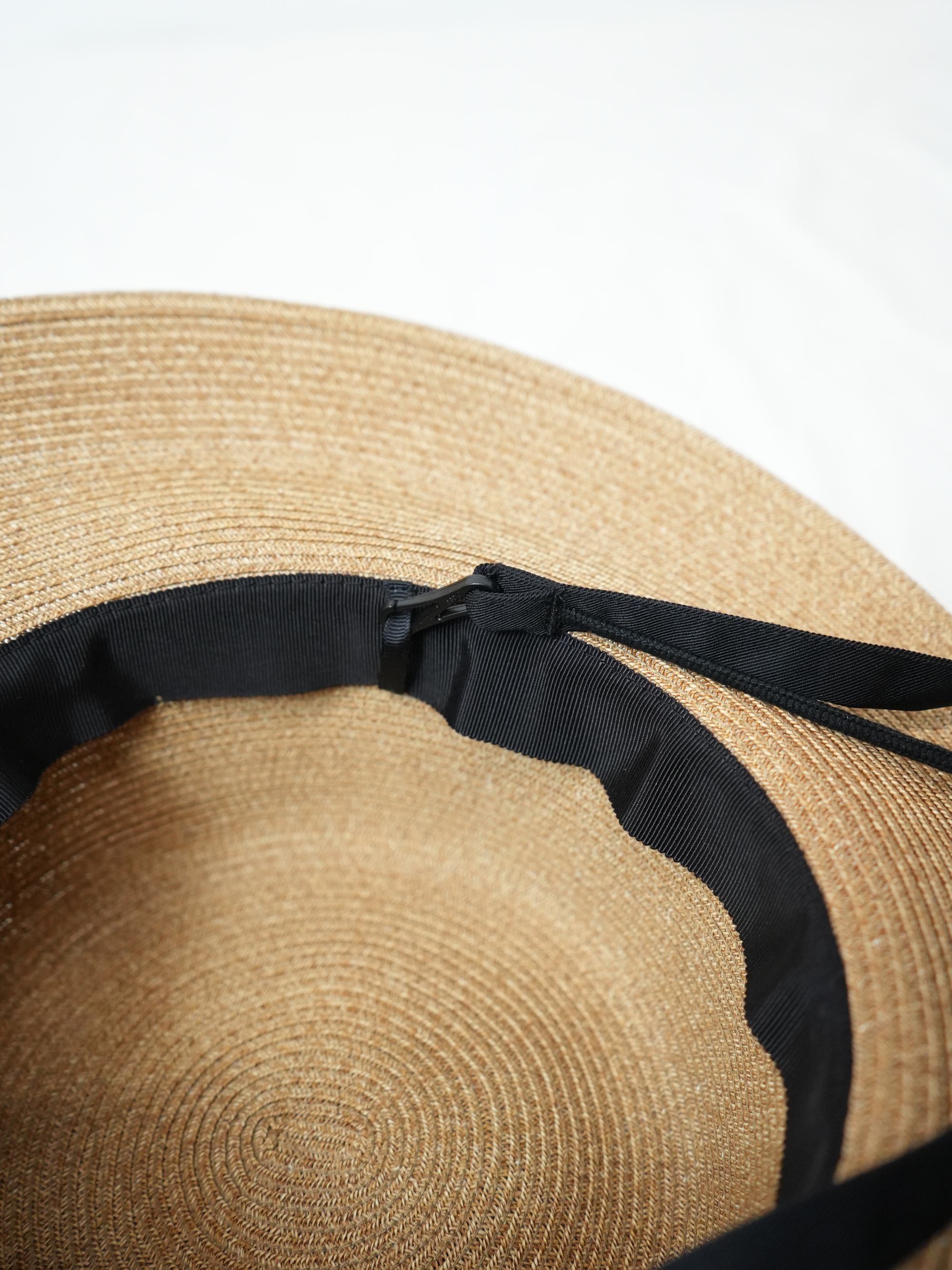 PAPER BRAID HAT(W CHIN STRAP)