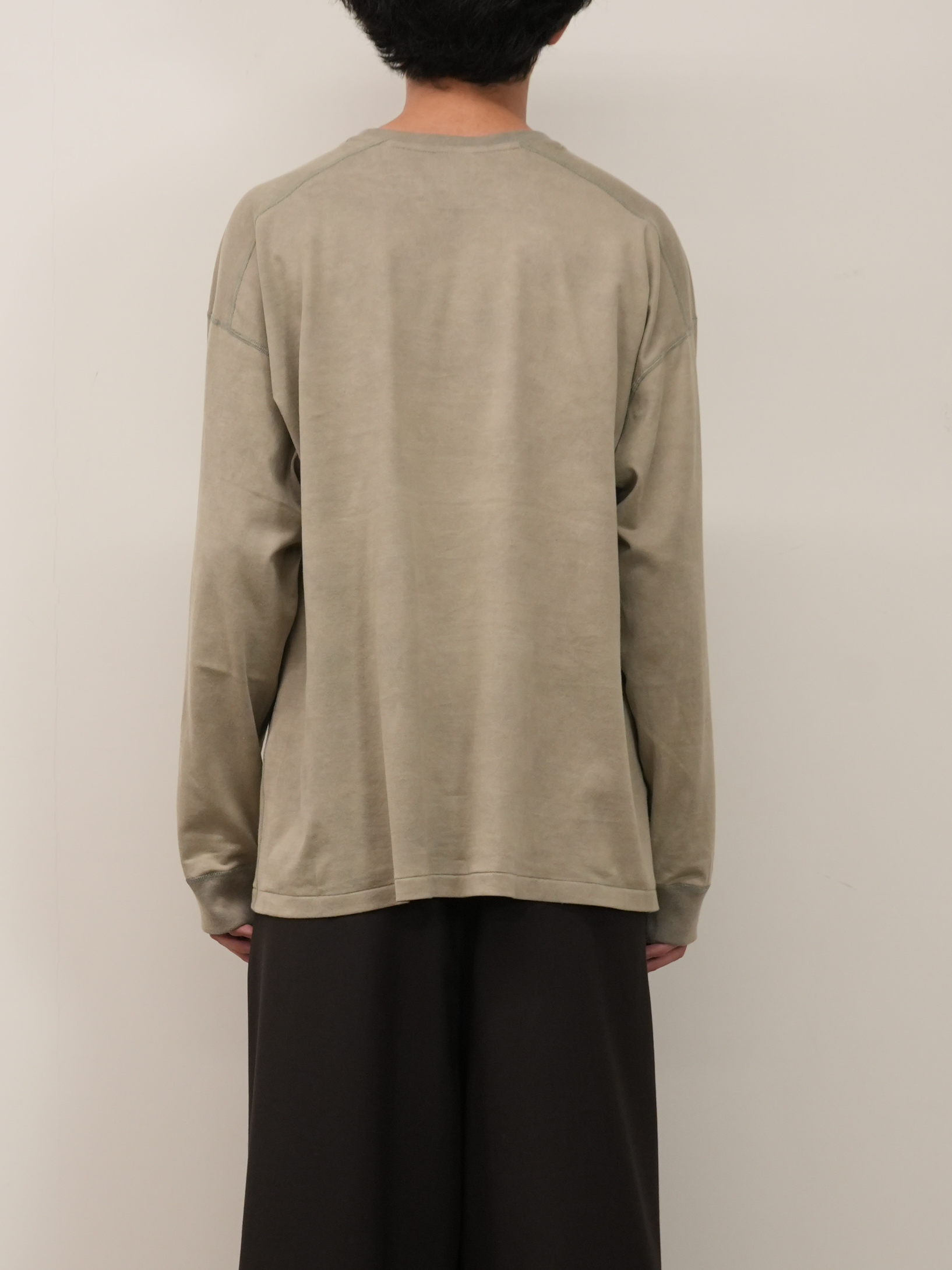 UNEVENNESS LS T-SHIRT(GRAY)