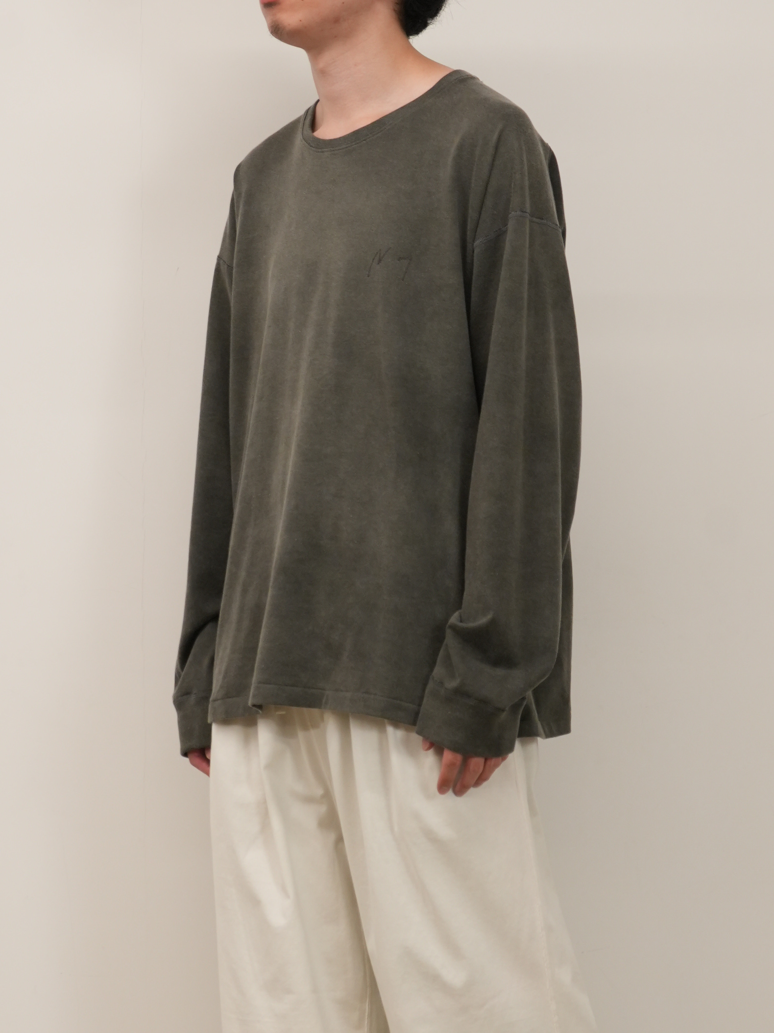UNEVENNESS LS T-SHIRT(BLACK)