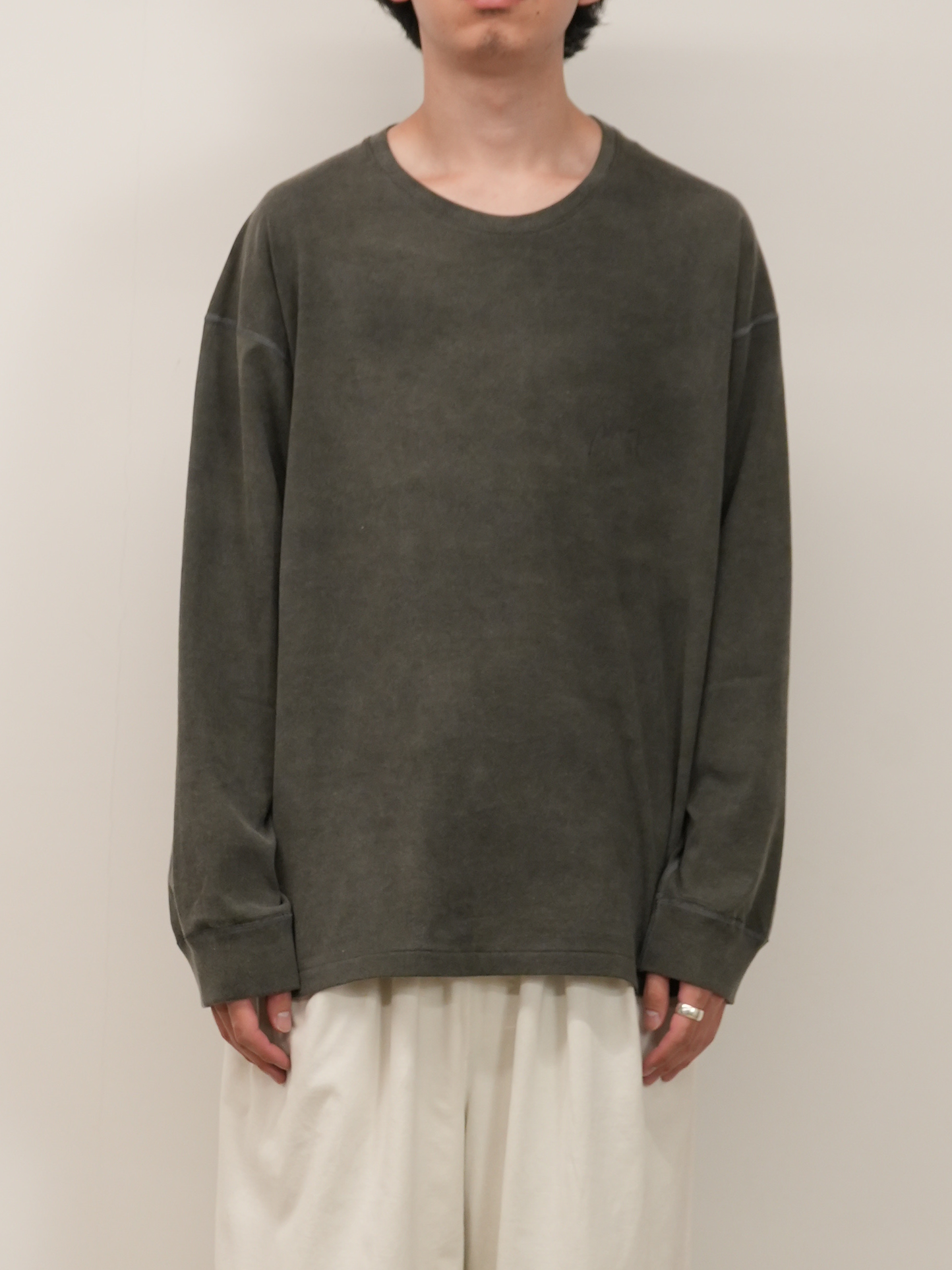 UNEVENNESS LS T-SHIRT(BLACK)