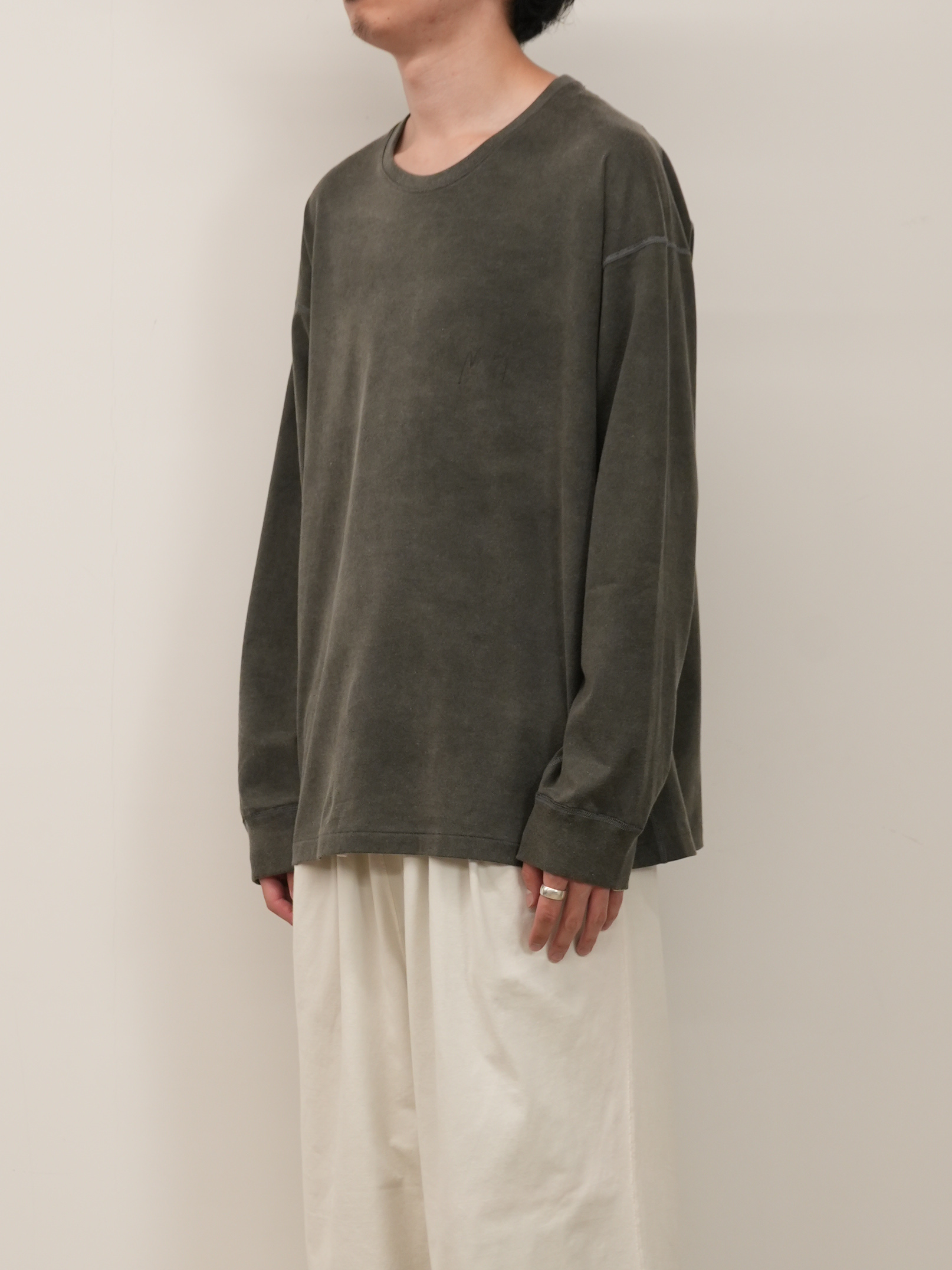 UNEVENNESS LS T-SHIRT(BLACK)