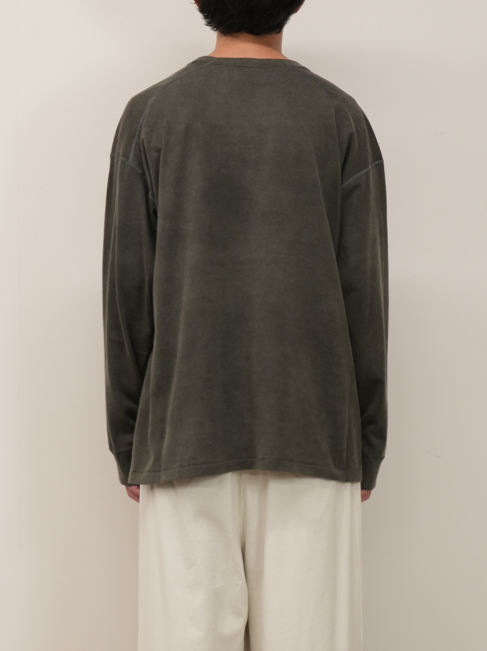 UNEVENNESS LS T-SHIRT(BLACK)