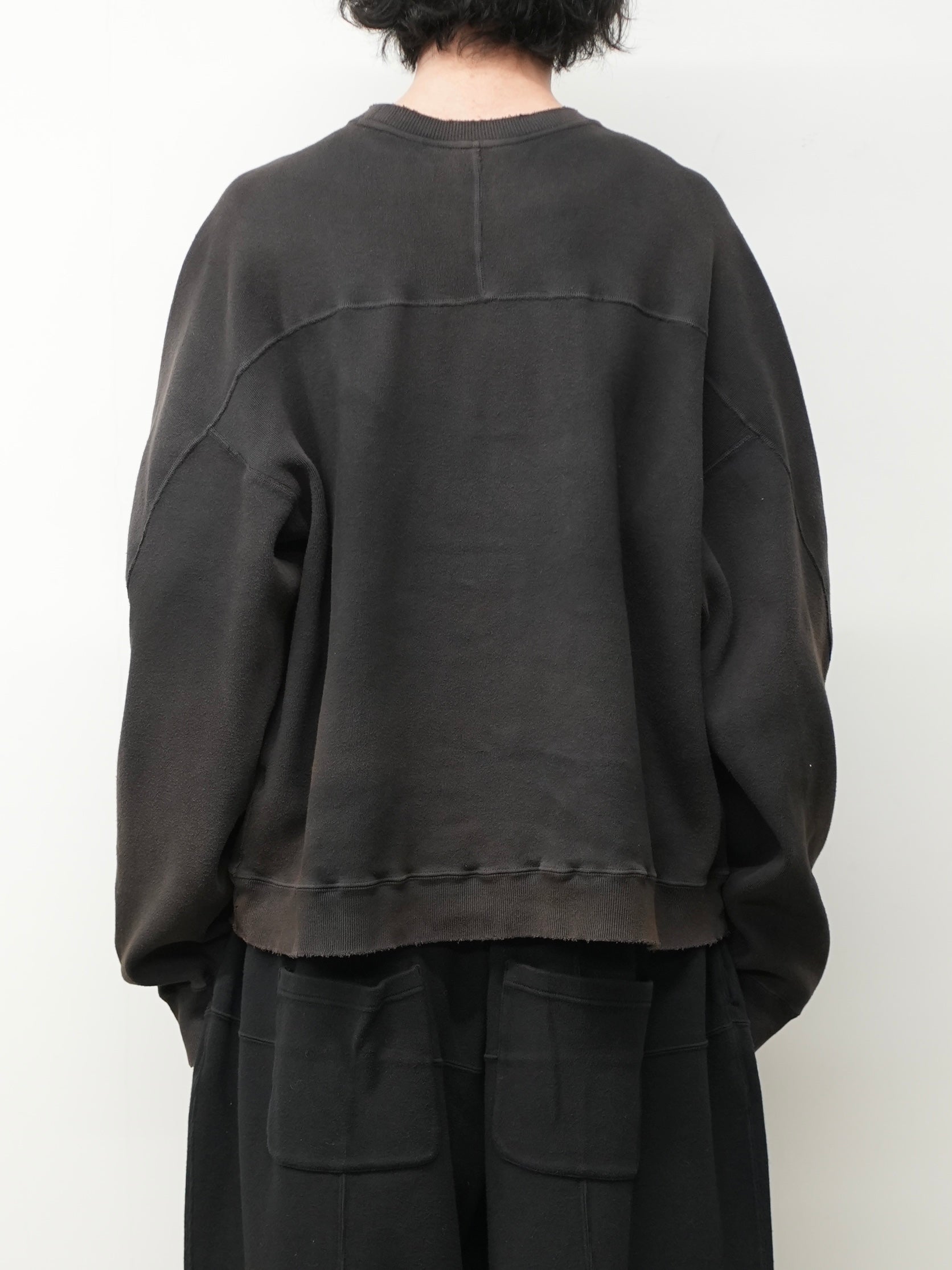 SMOOTH SWEAT SHIRT(BLACK)