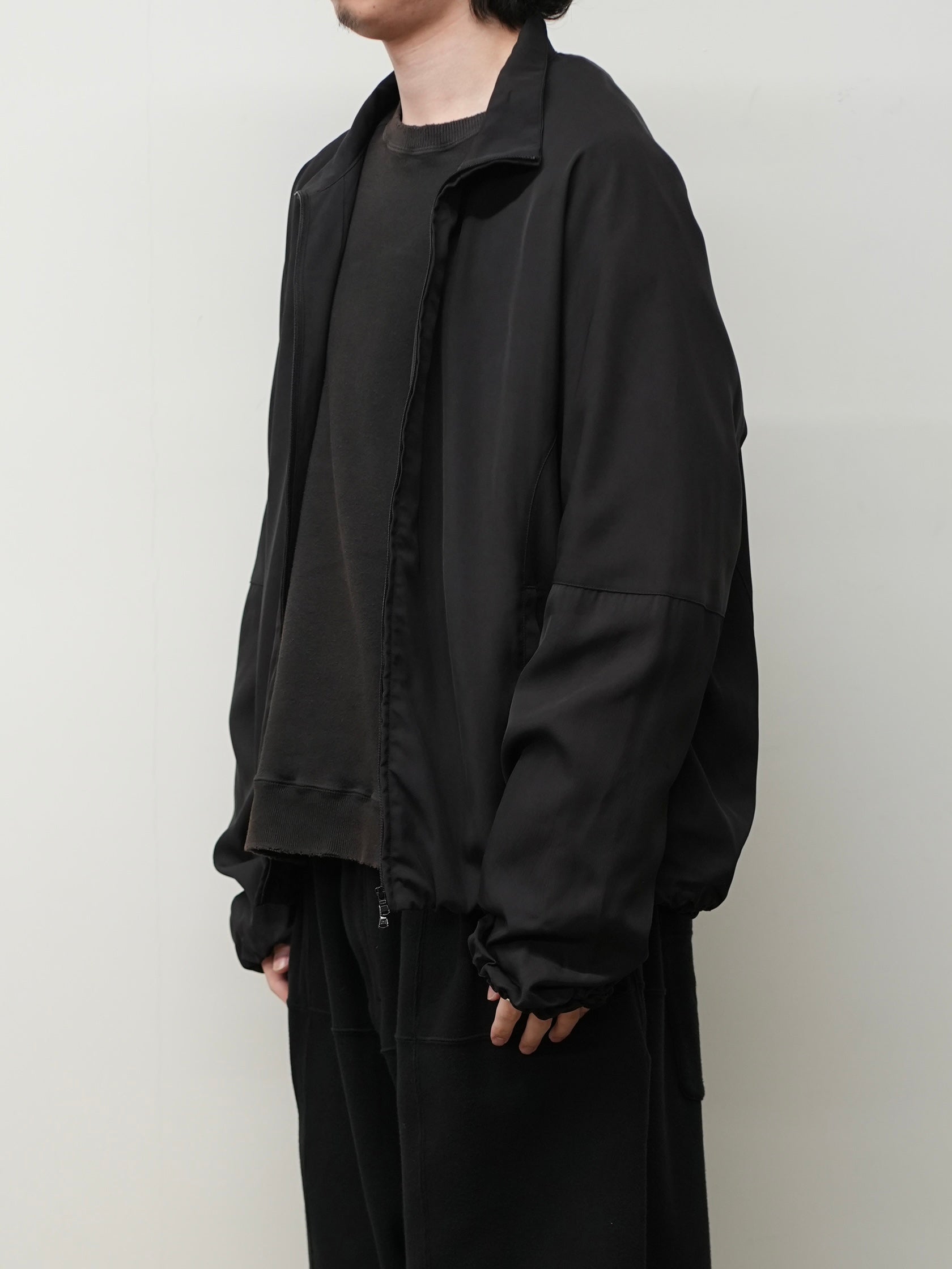 TUCK KIMONO BLOUSON(BLACK)