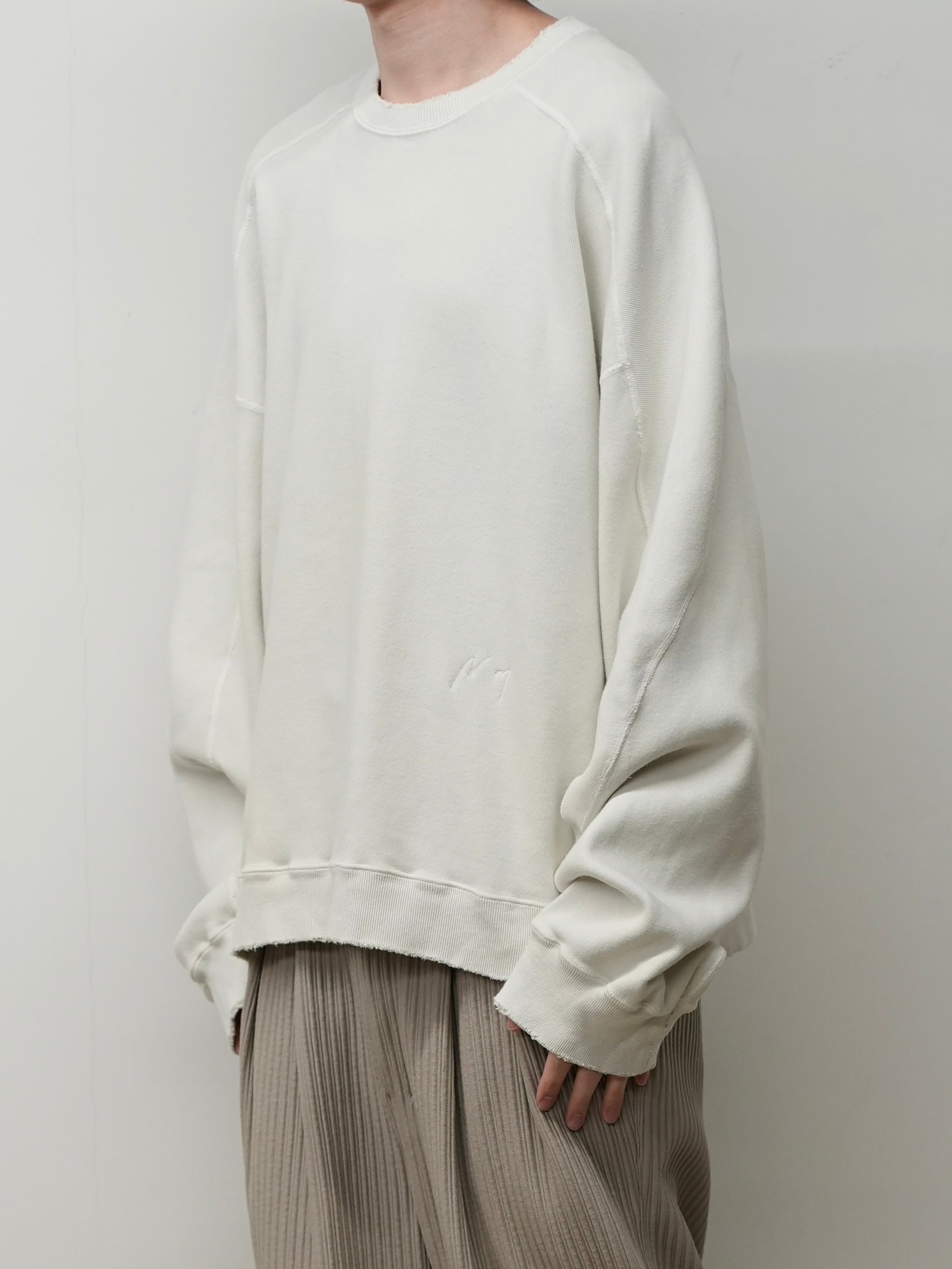 SMOOTH SWEAT SHIRT(OFF)