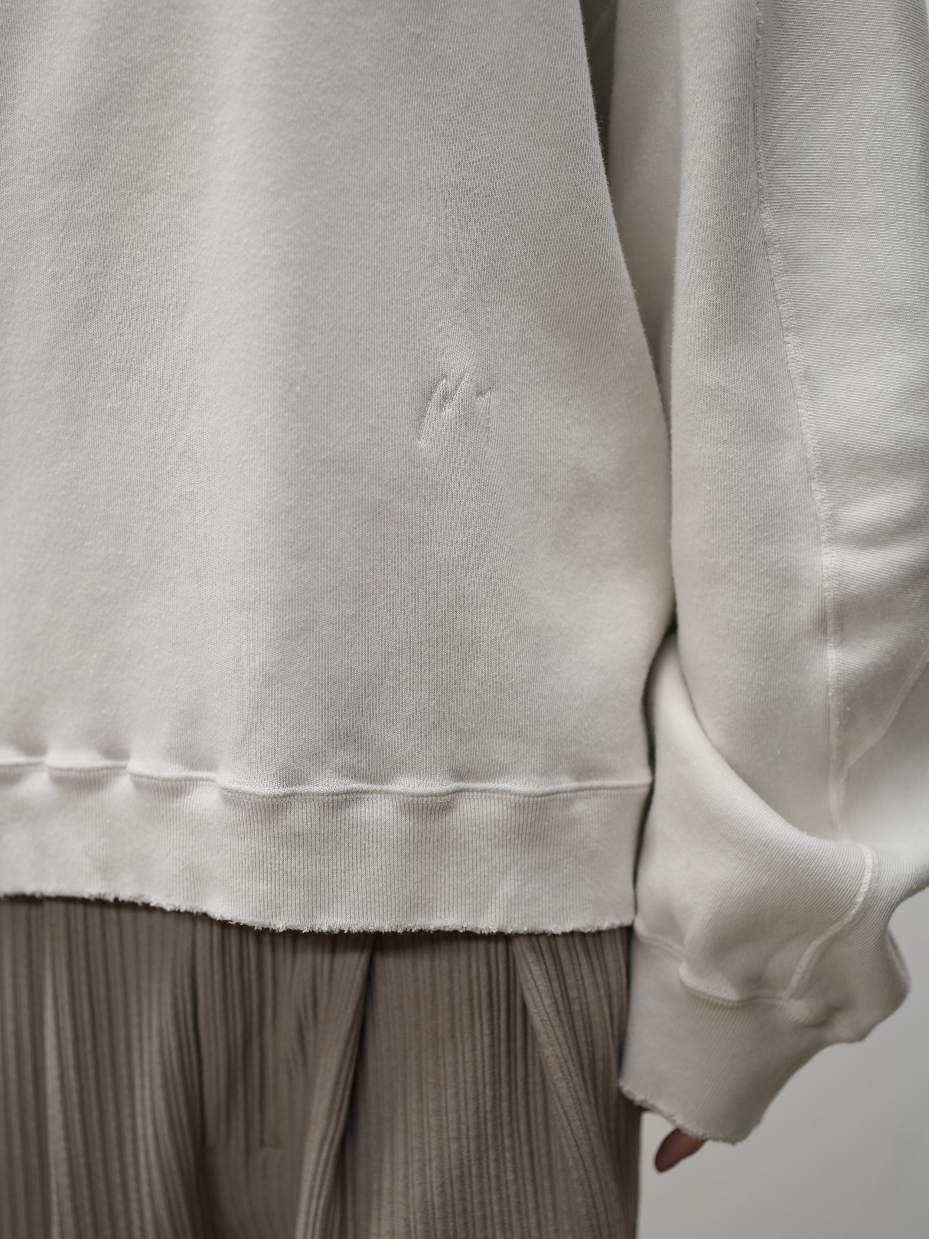 SMOOTH SWEAT SHIRT(OFF)