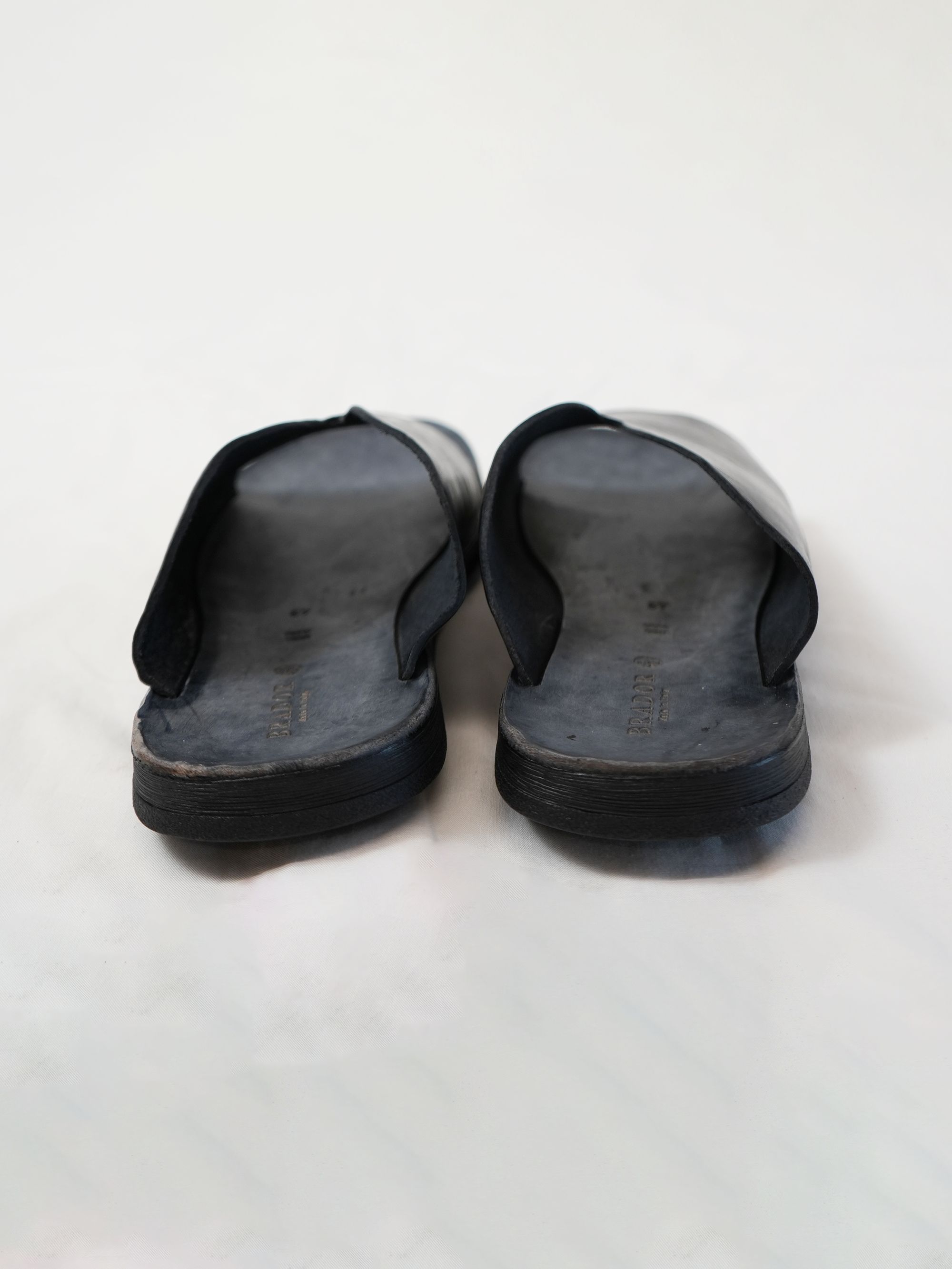 LEATHER SANDAL (46-571T-5S / NERO)