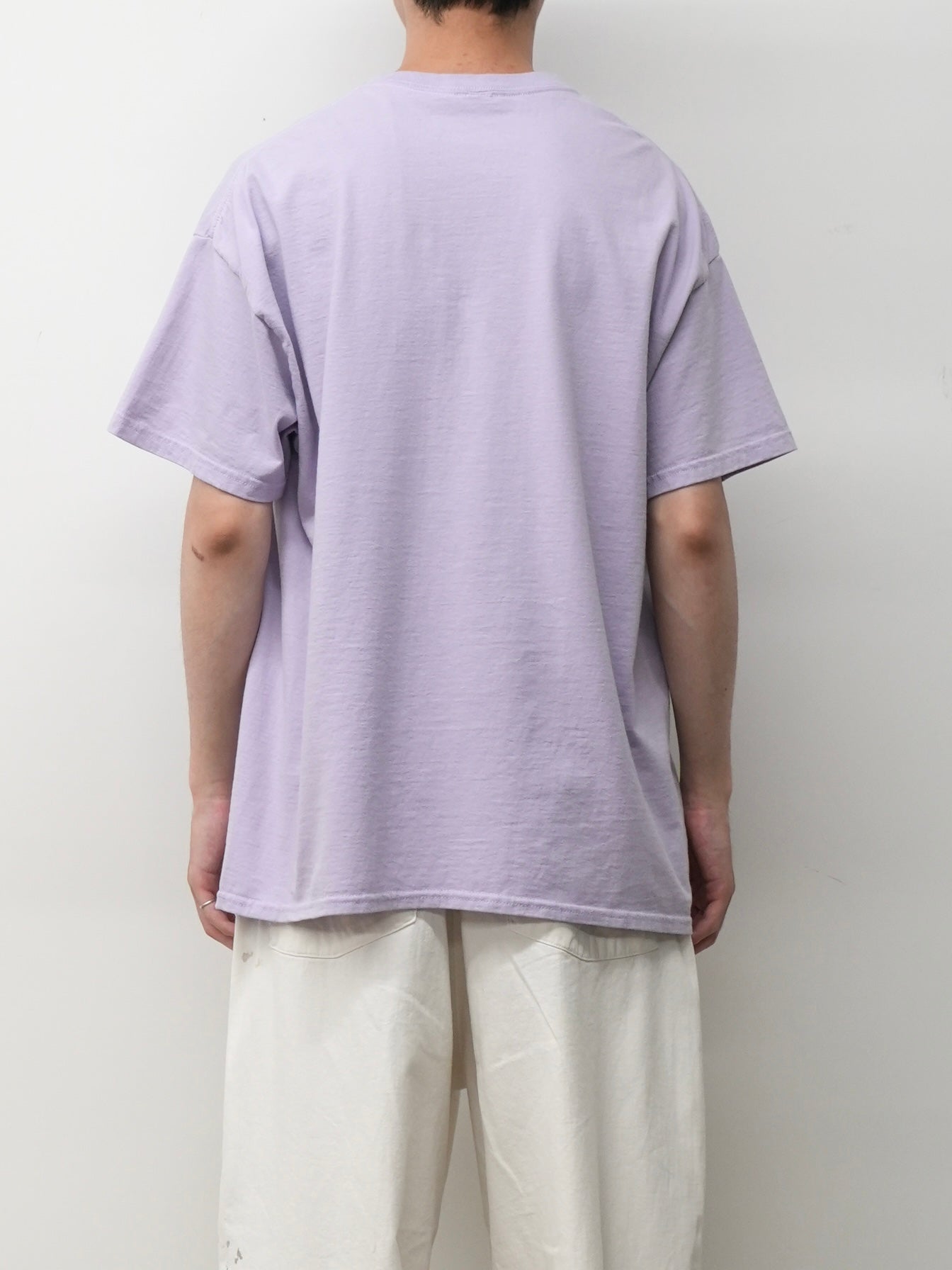 【ANCELLM/exclusive】EMB SOUVENIR T-SHIRT(PURPLE)