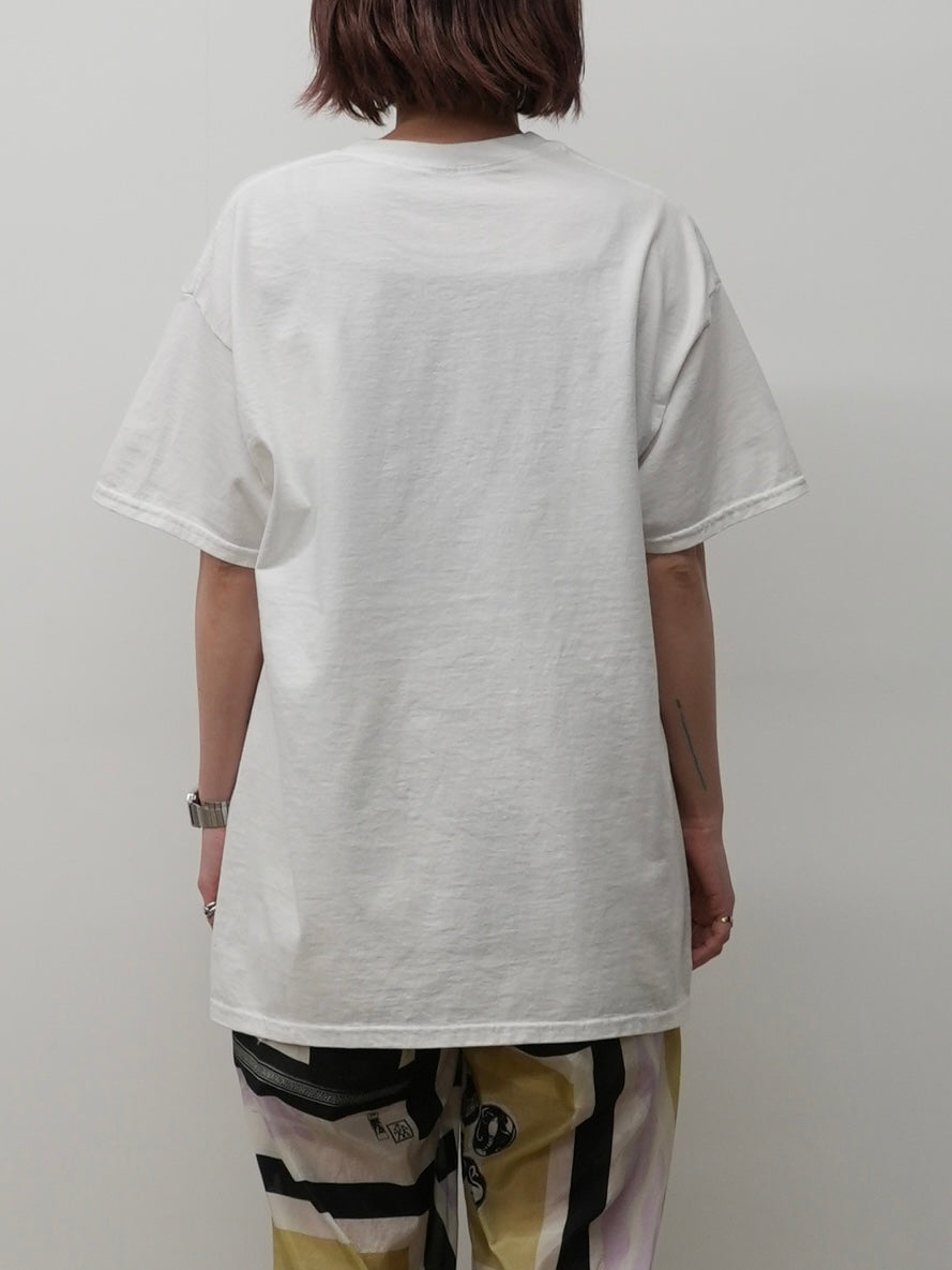 EMB SOUVENIR T-SHIRT(WHITE)