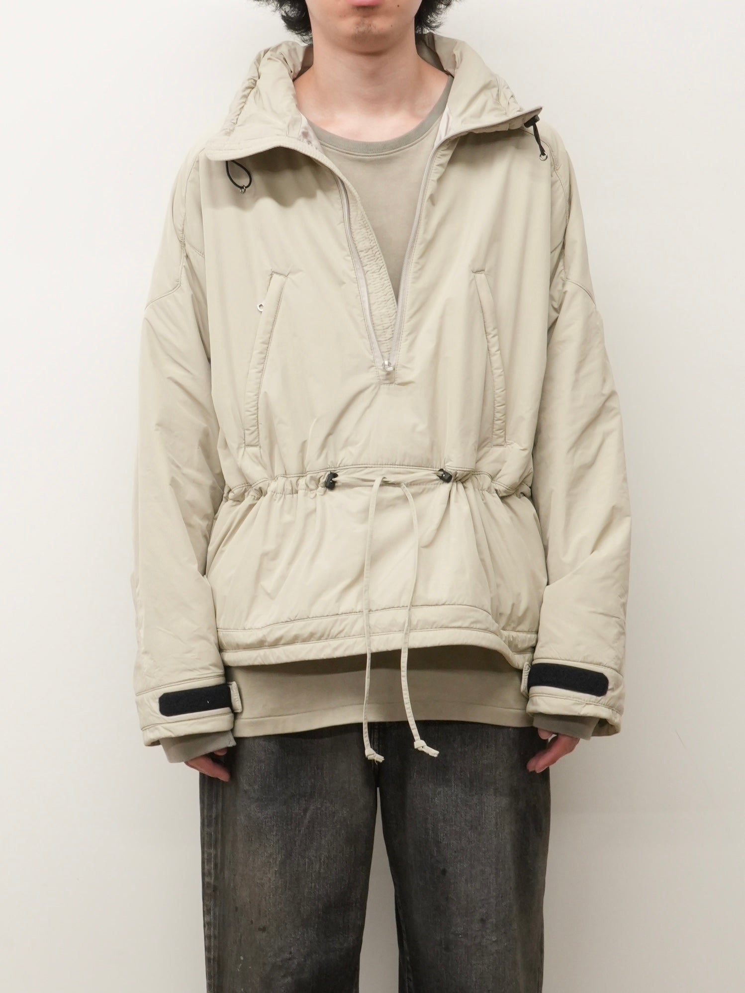 PADDING PULLOVER JACKET(BEIGE)