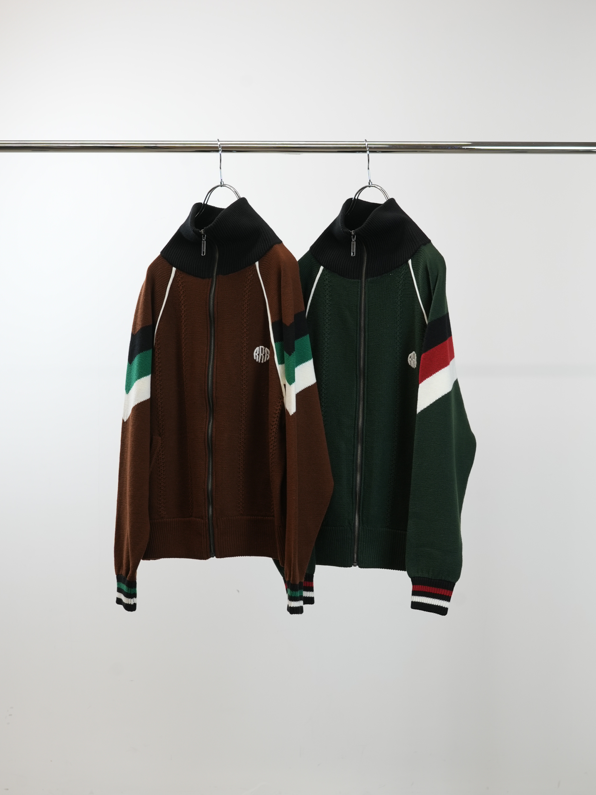 KNITTED TRACK JACKET